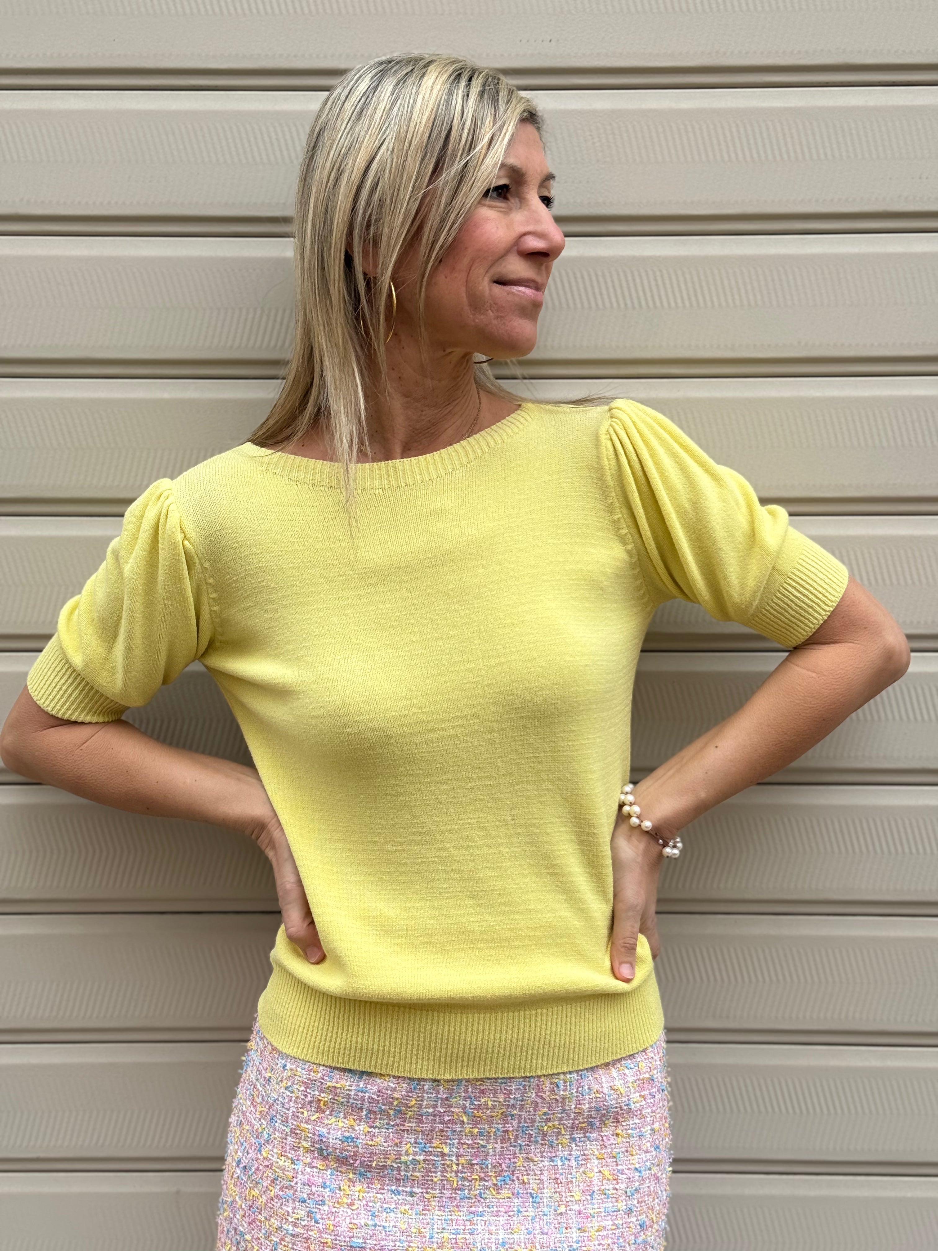 Maglia sbuffo manica corta Adora