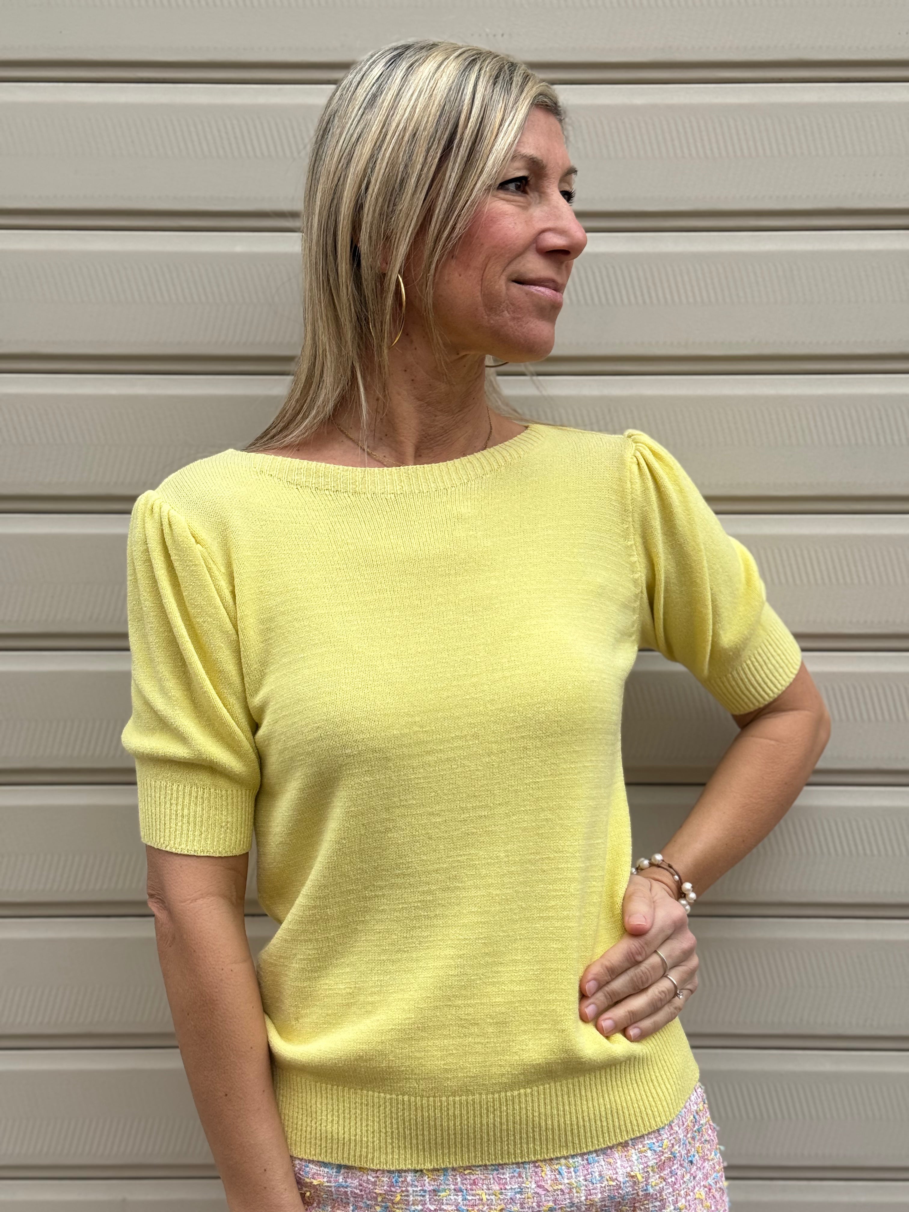 Maglia sbuffo manica corta Adora