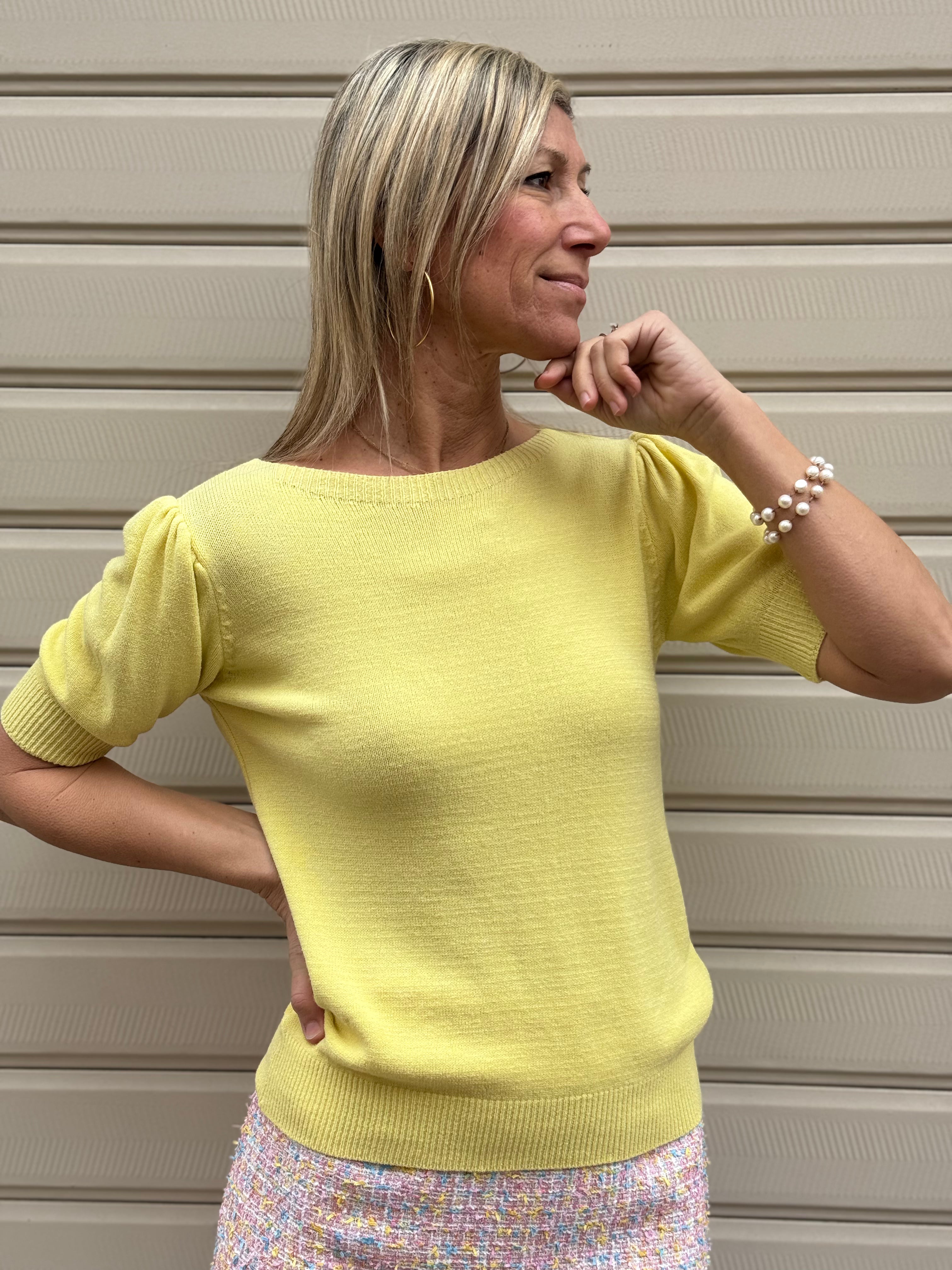 Maglia sbuffo manica corta Adora