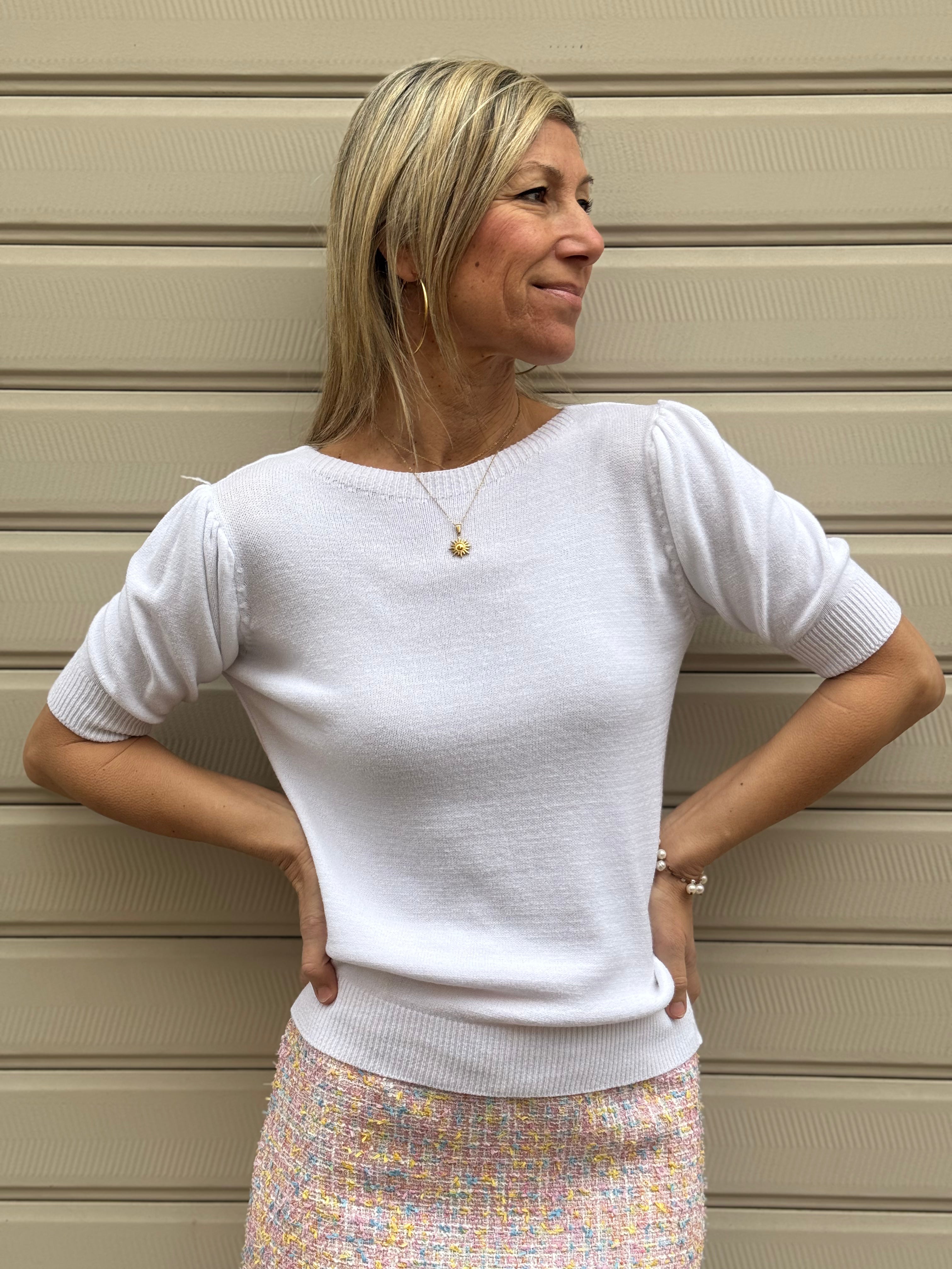 Maglia sbuffo manica corta Adora