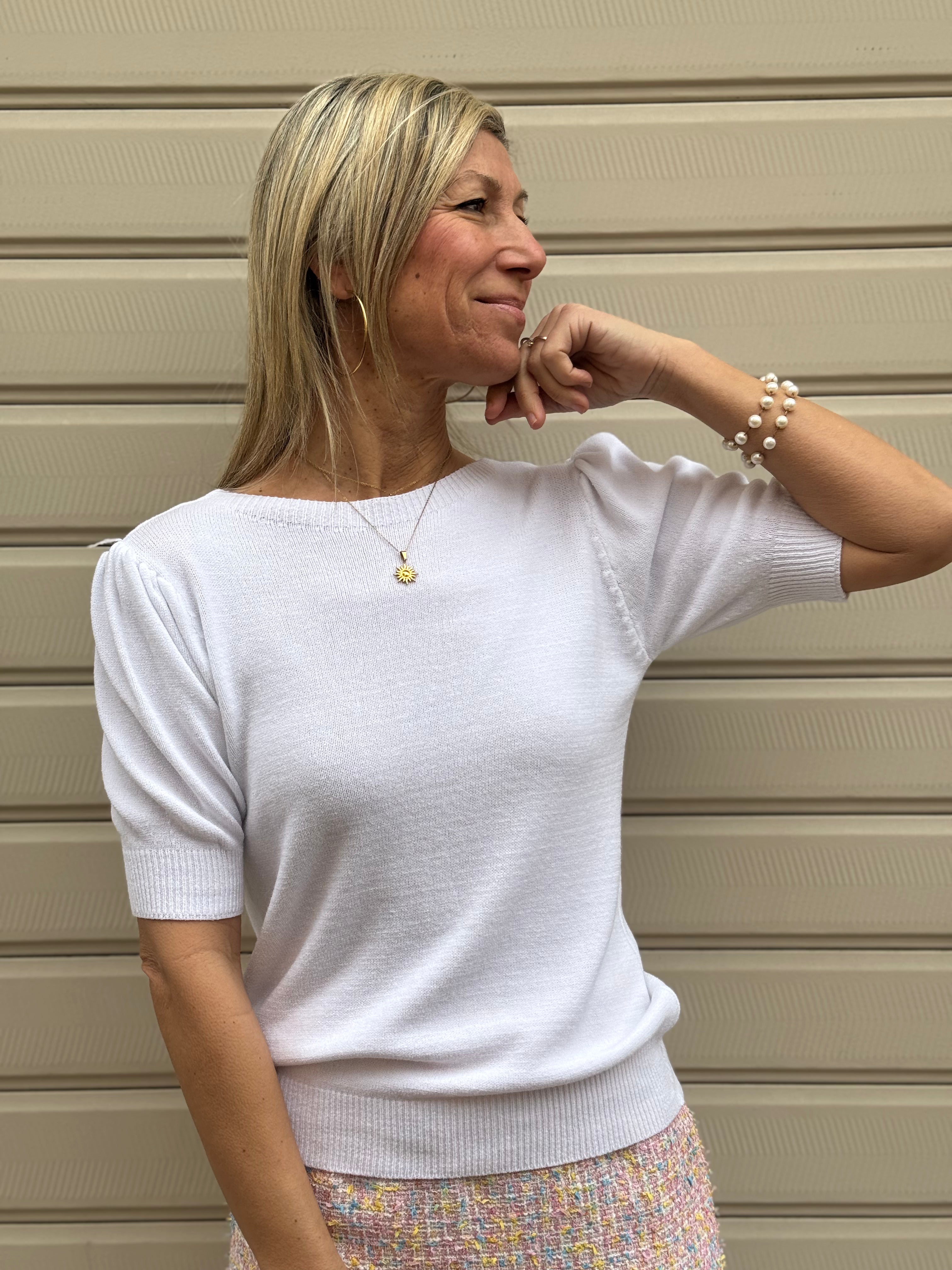 Maglia sbuffo manica corta Adora