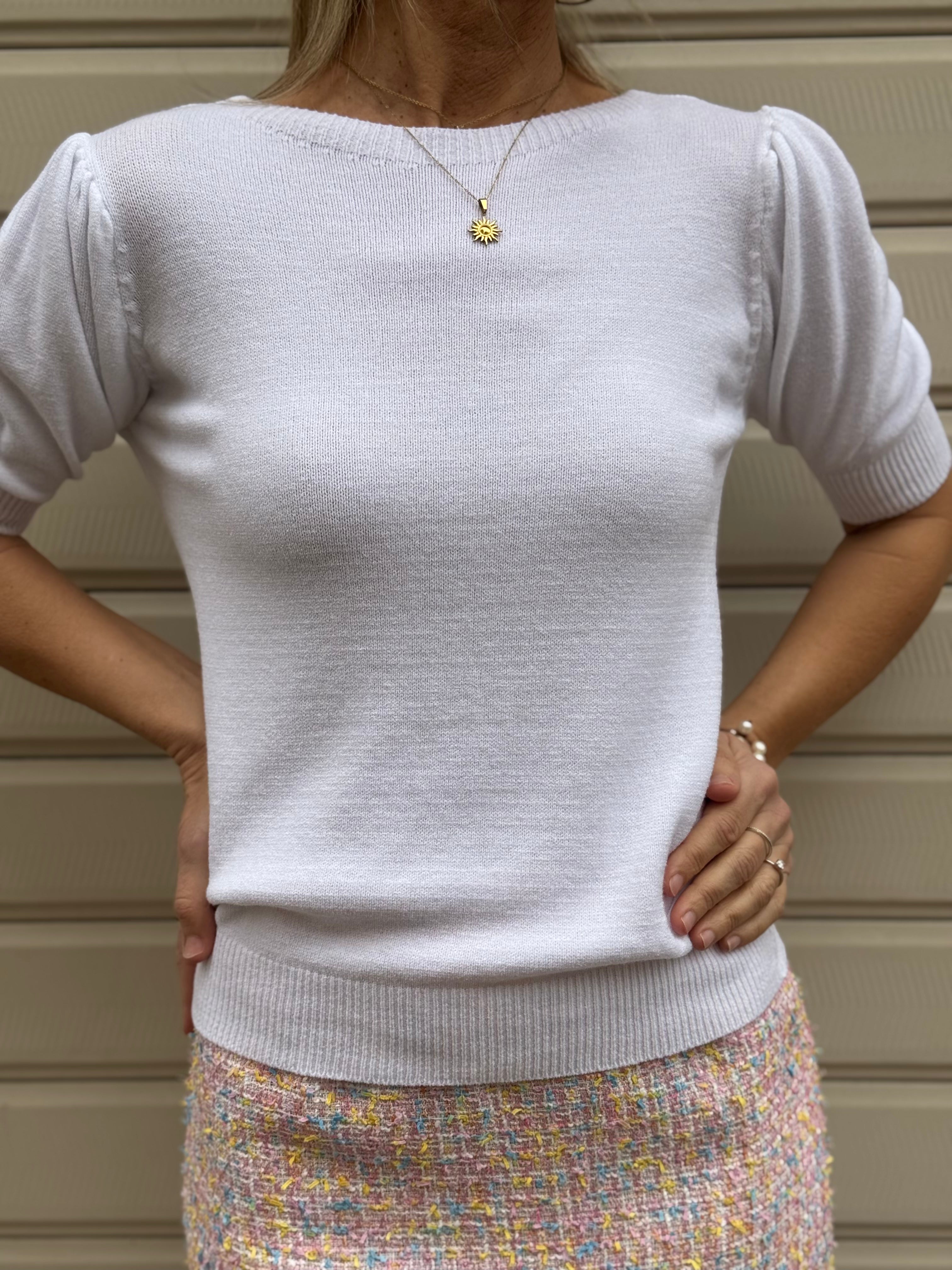 Maglia sbuffo manica corta Adora