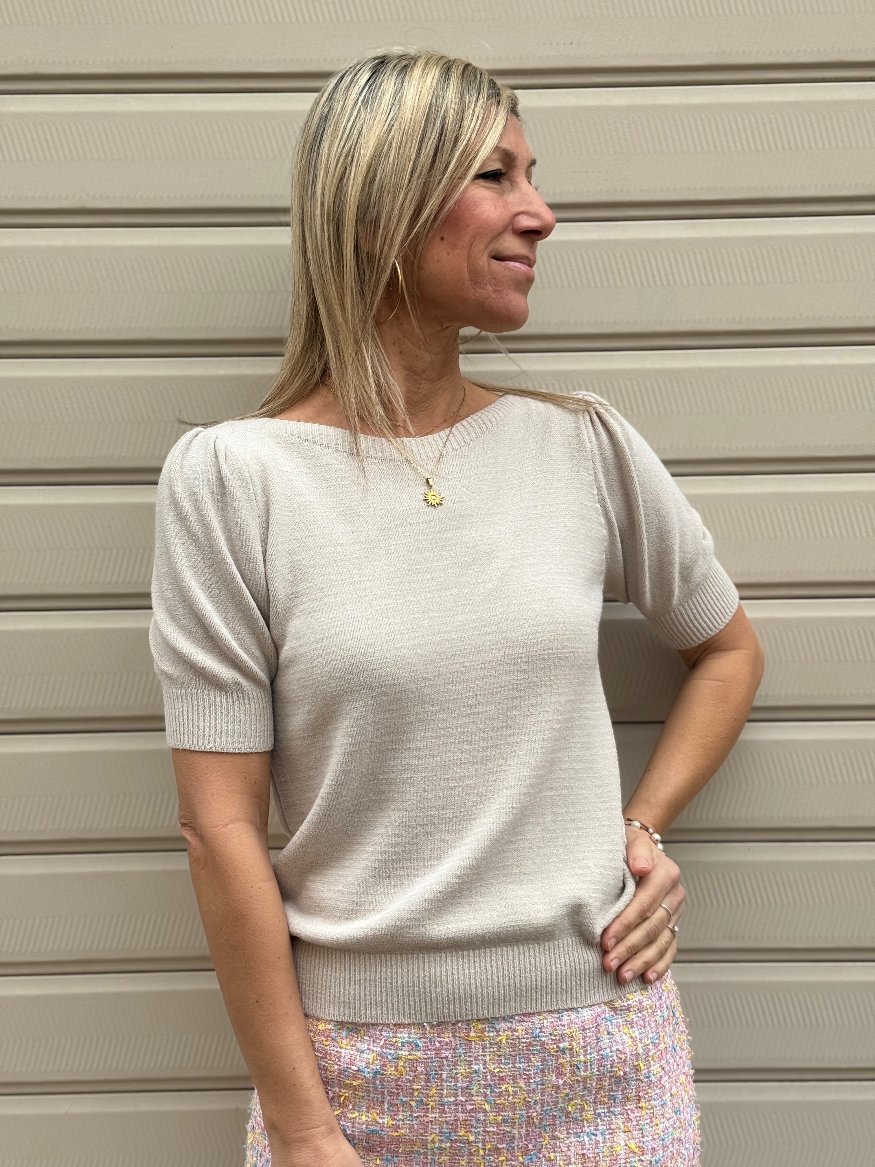 Maglia sbuffo manica corta Adora