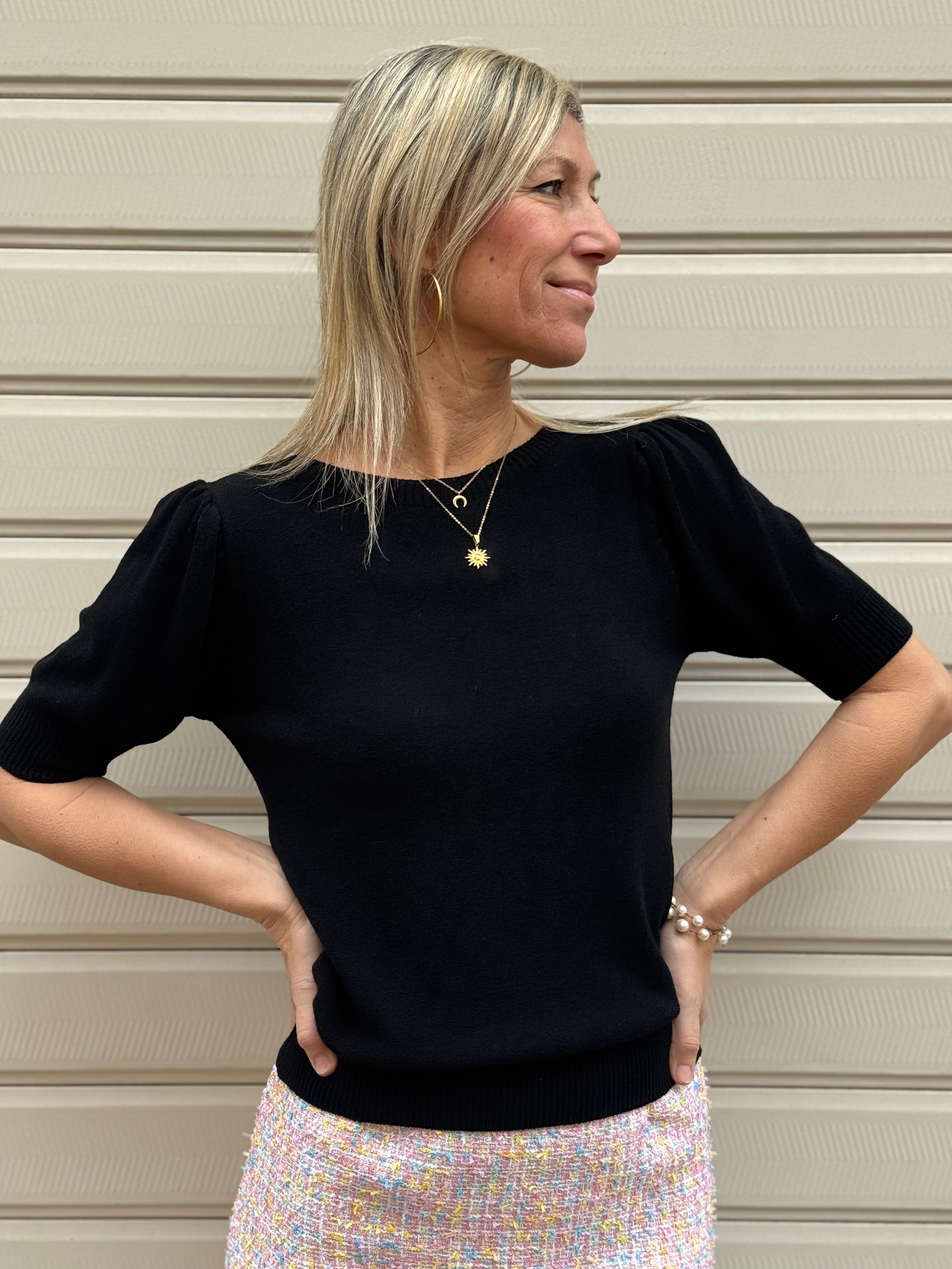 Maglia sbuffo manica corta Adora