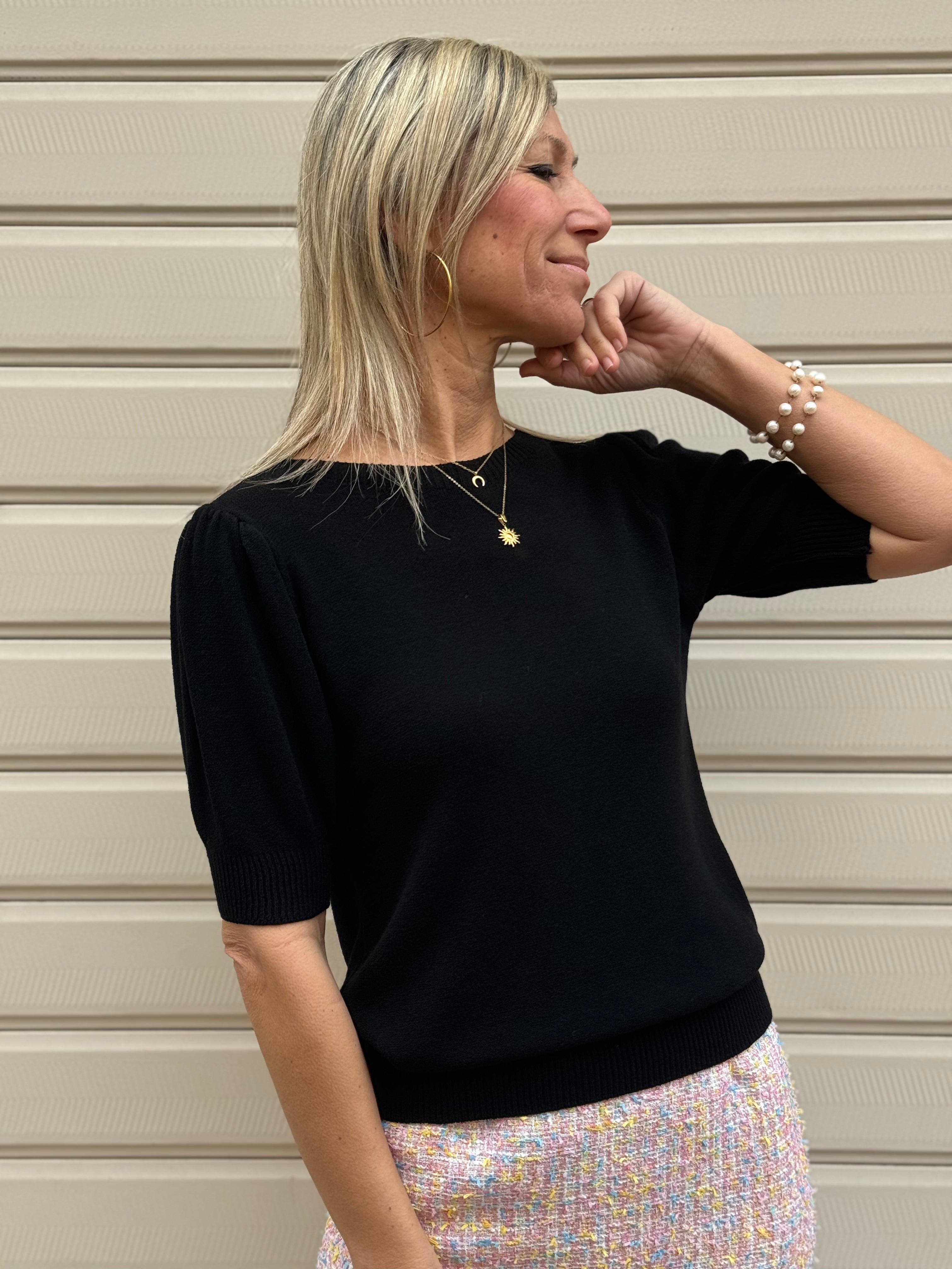 Maglia sbuffo manica corta Adora