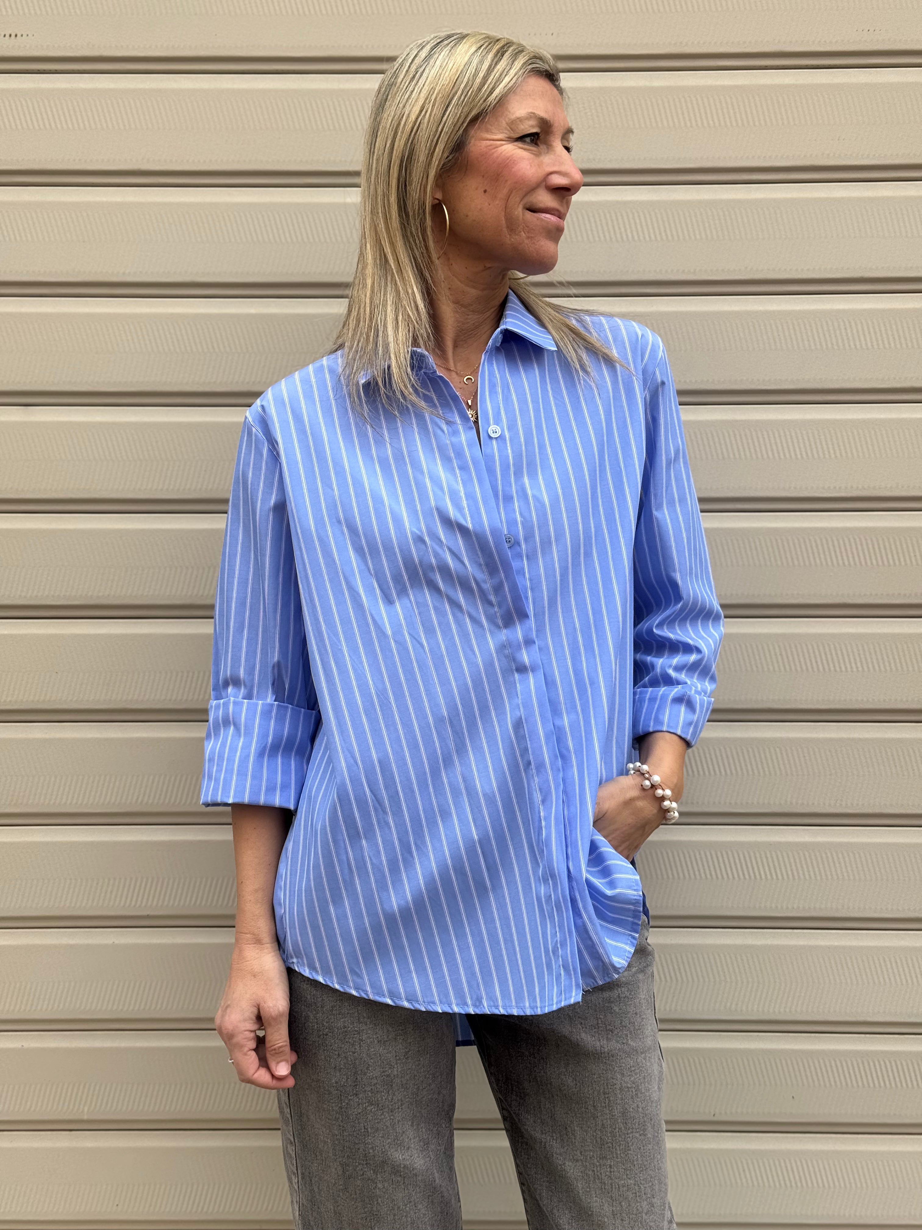 Camicia righe over Adora