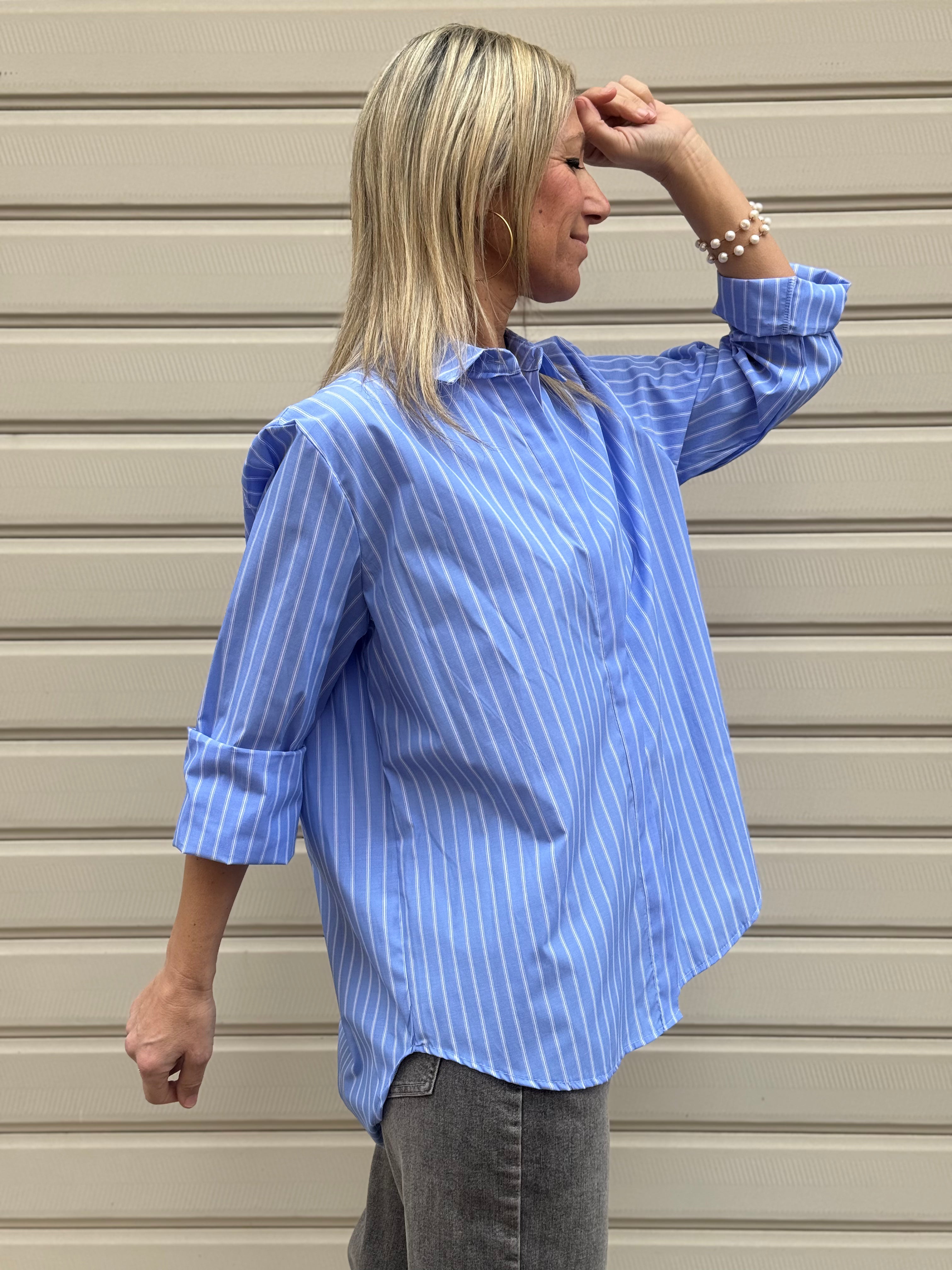 Camicia righe over Adora