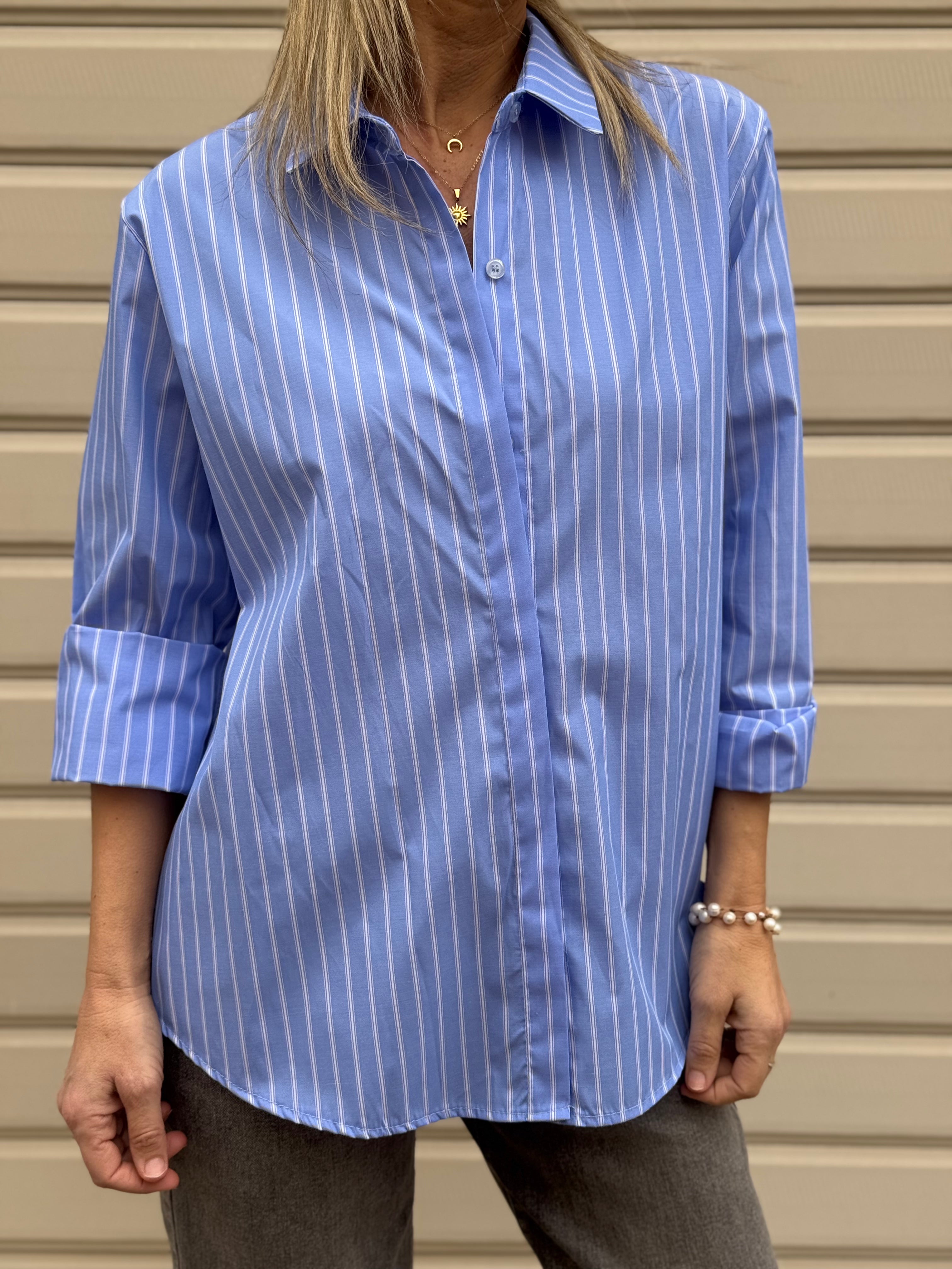 Camicia righe over Adora