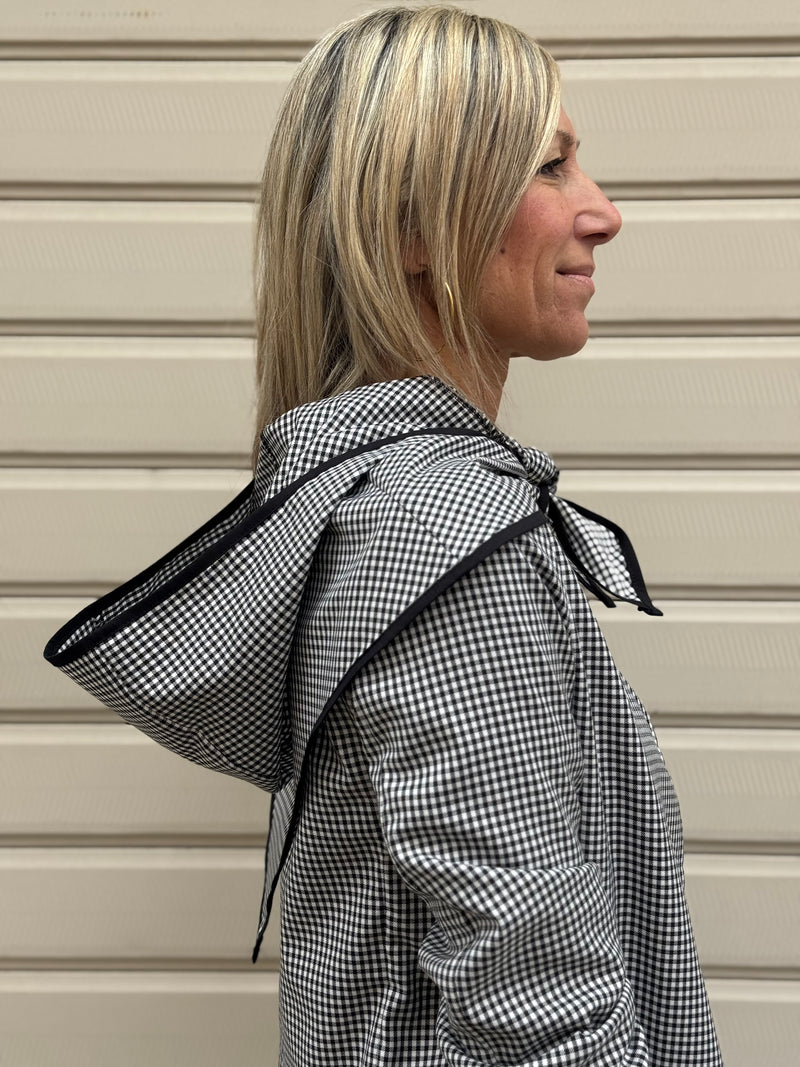 Foulard cappuccio vichy Adora
