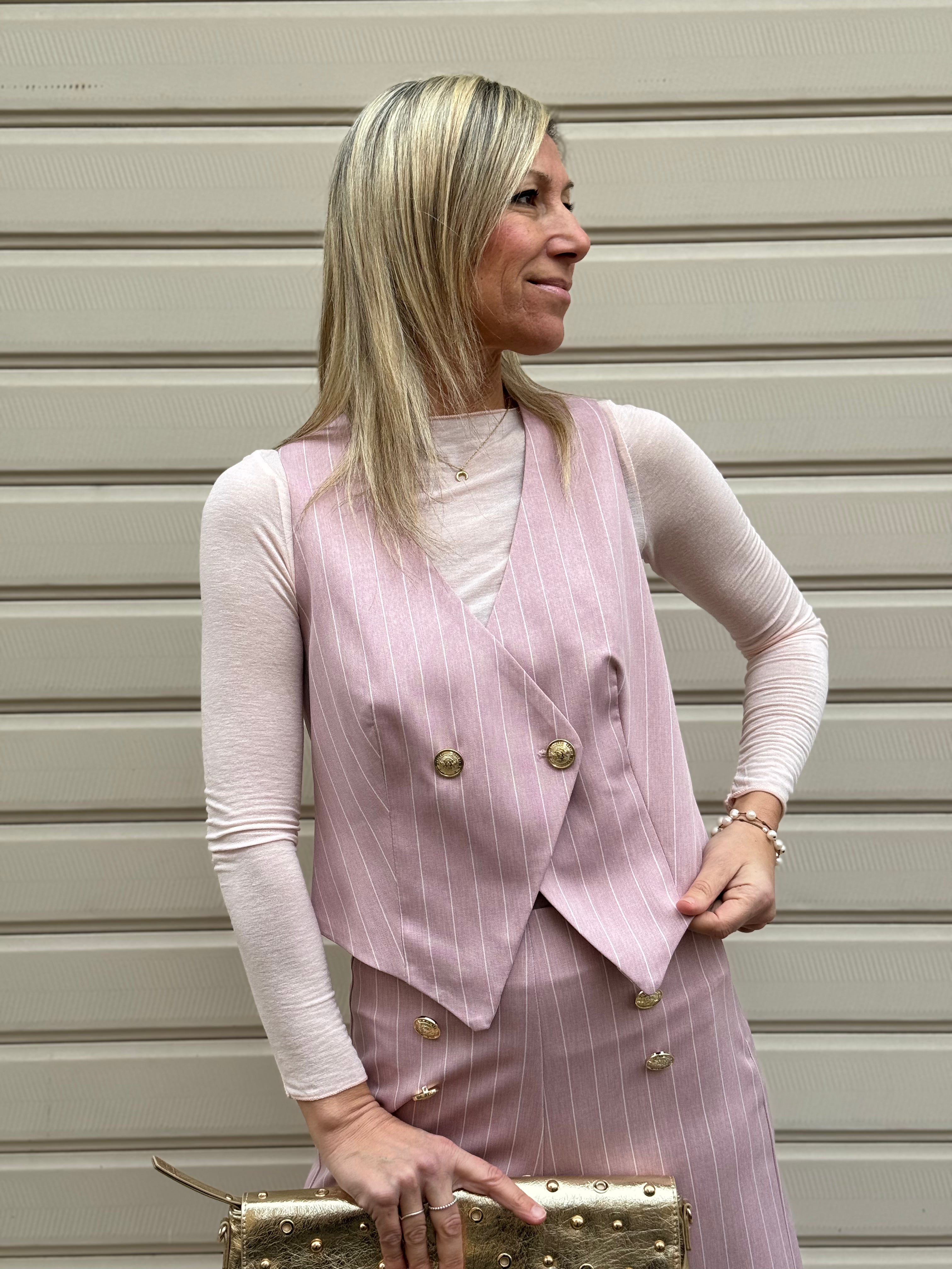 Gilet gessato Artigli