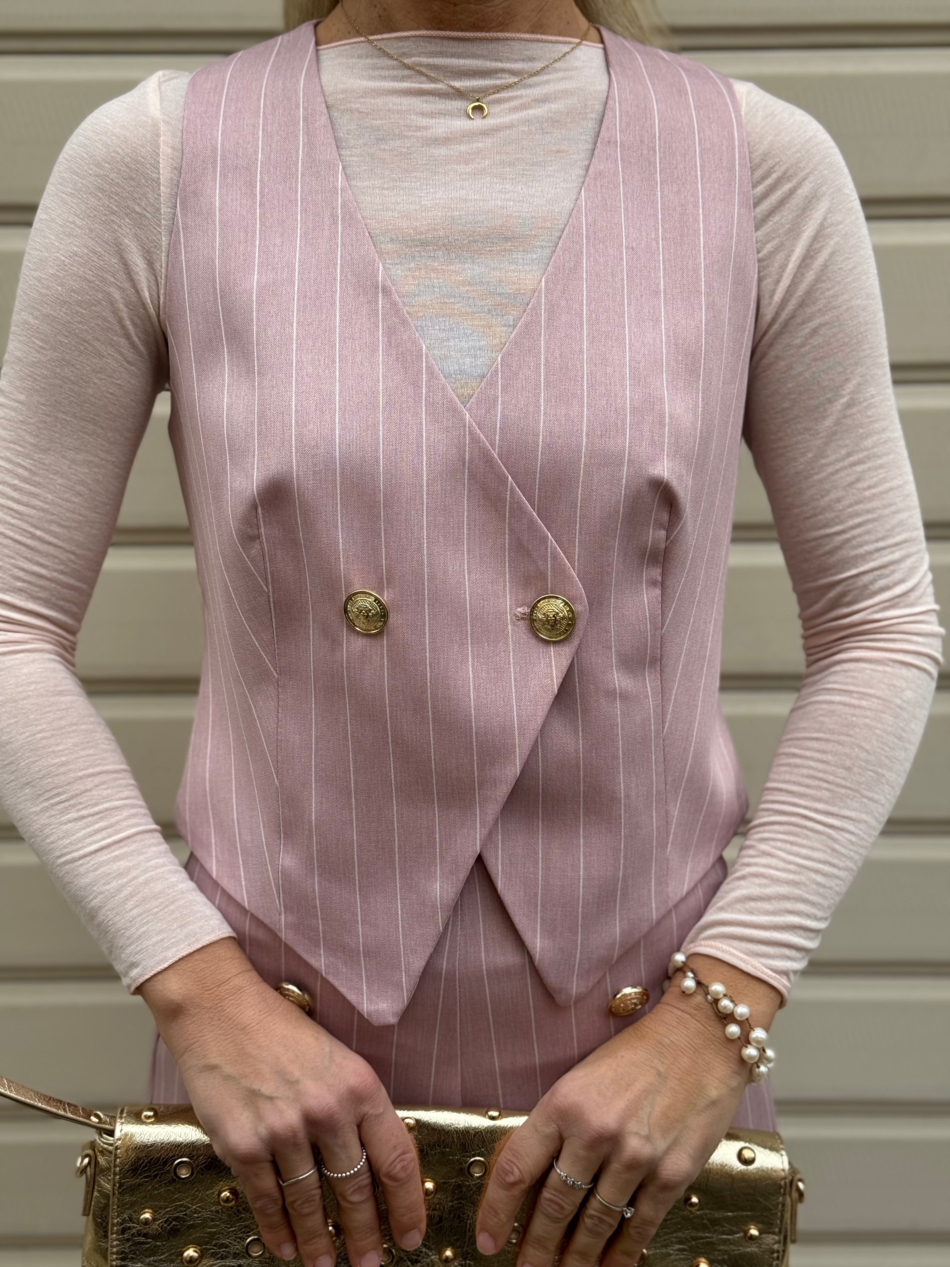 Gilet gessato Artigli