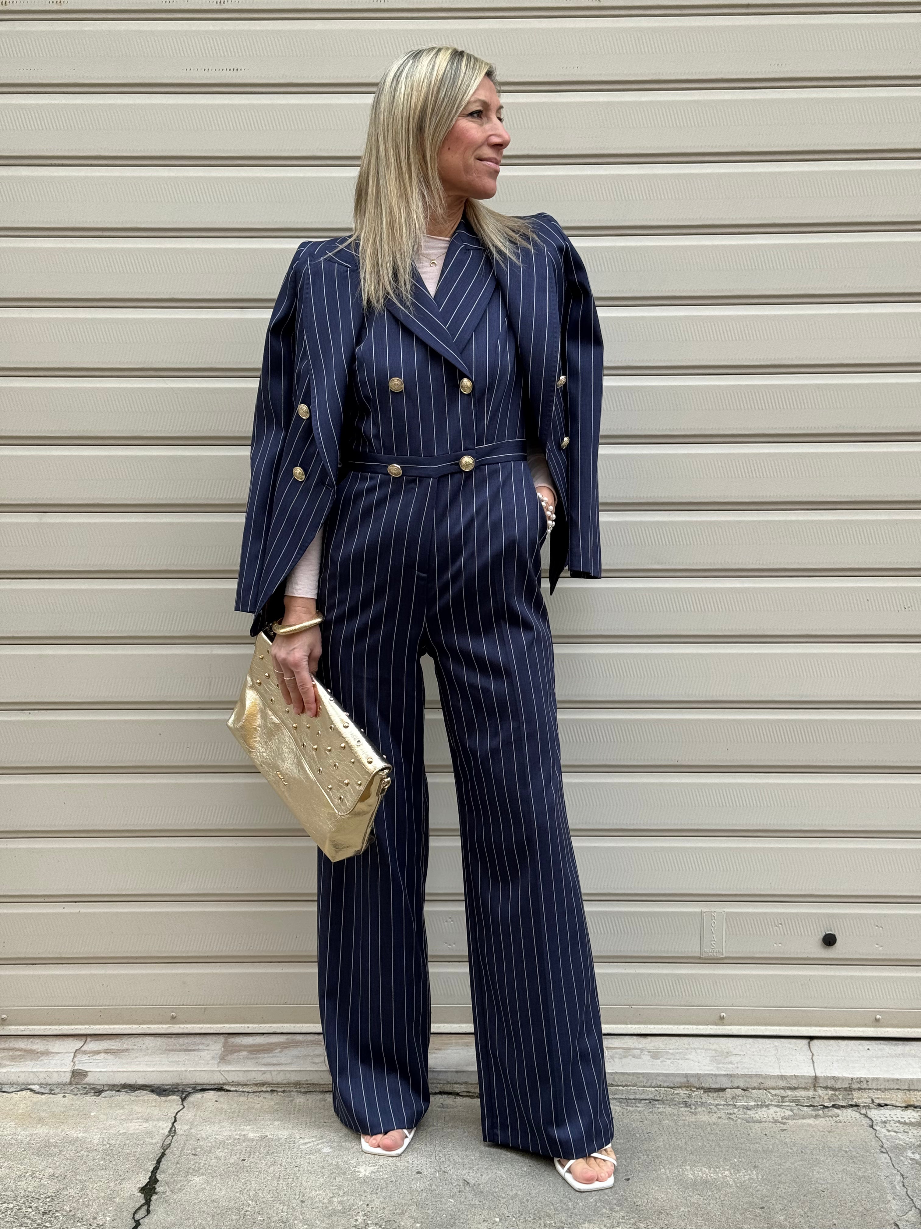 Blazer gessato Artigli