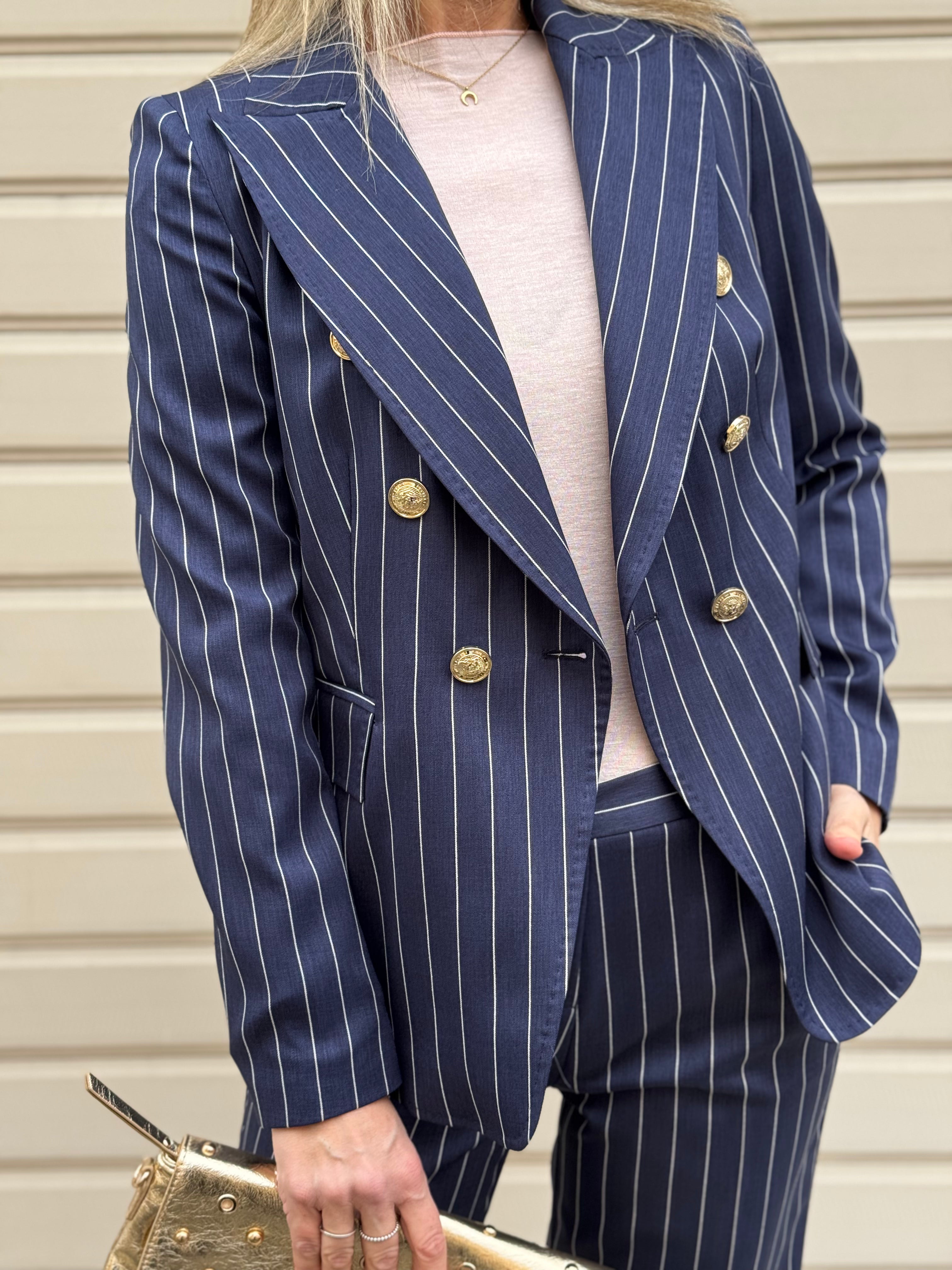 Blazer gessato Artigli