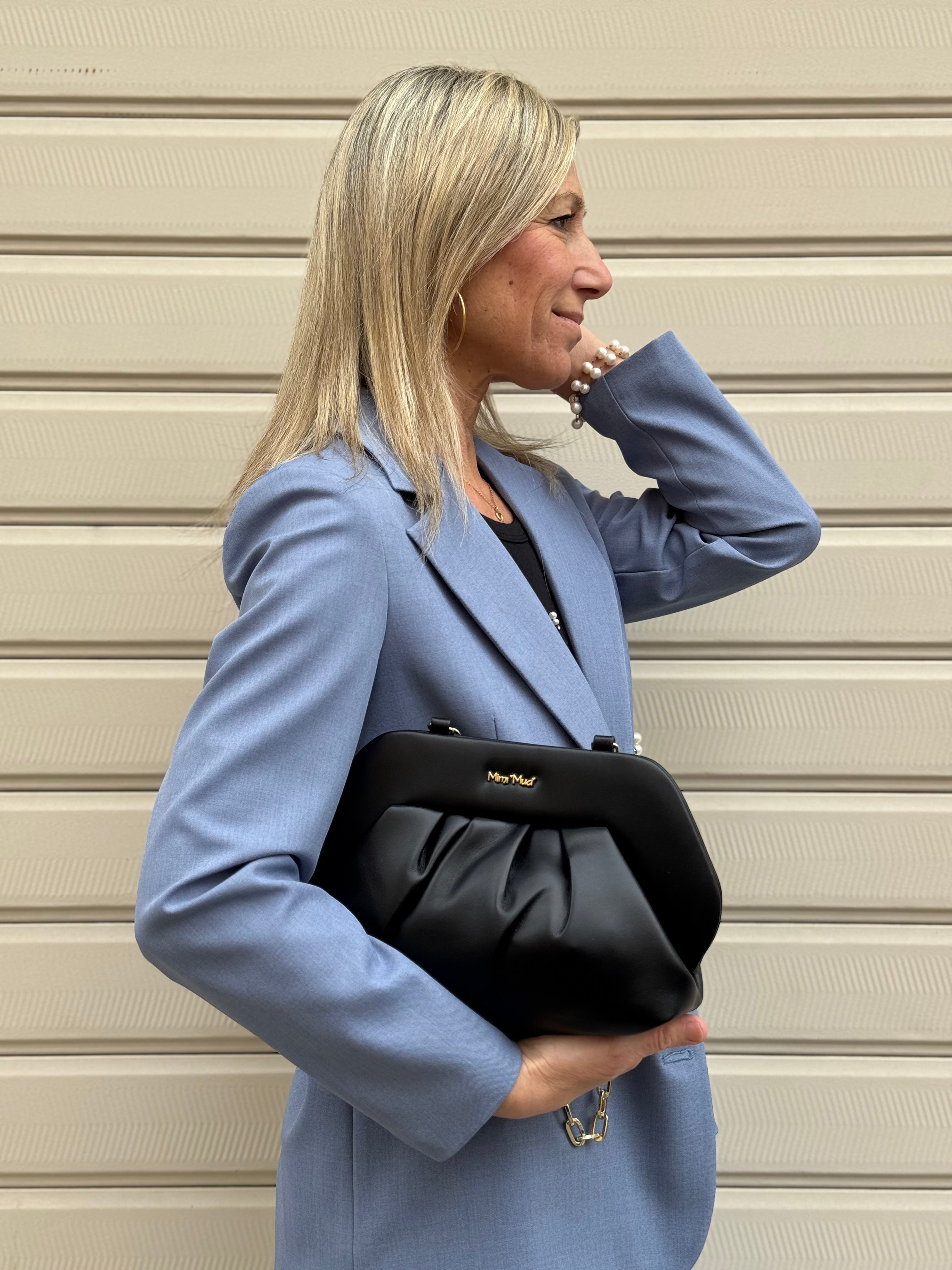 Borsa clutch bombata