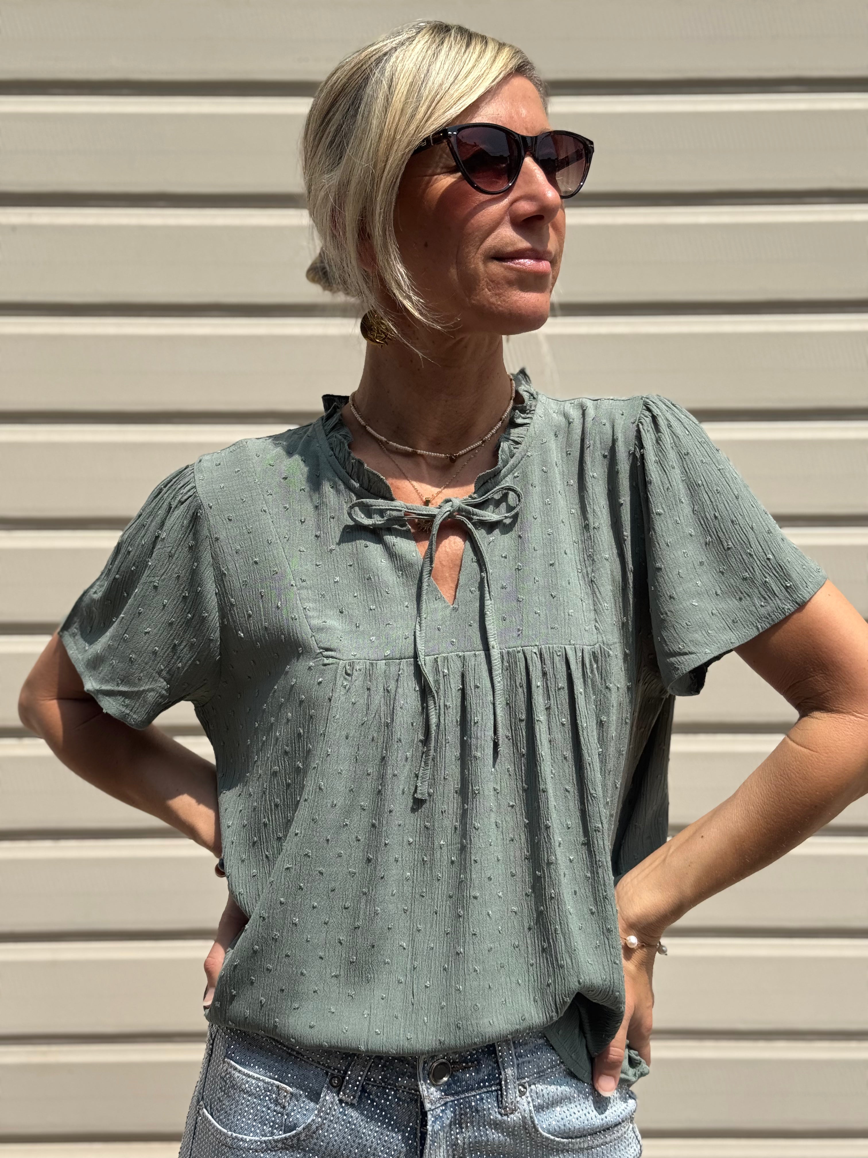 Blusa Plumetis