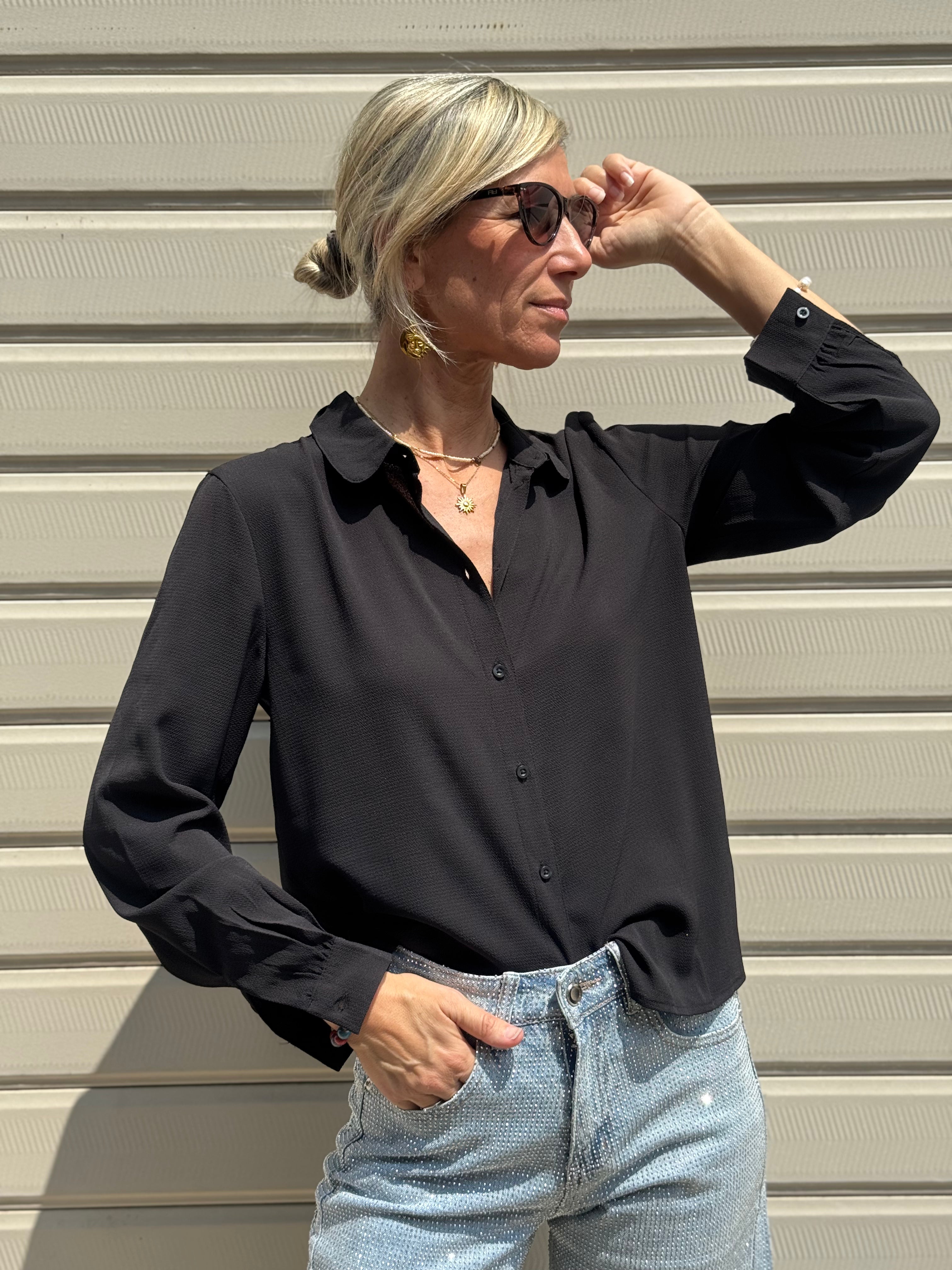 Camicia Colletto Stondato