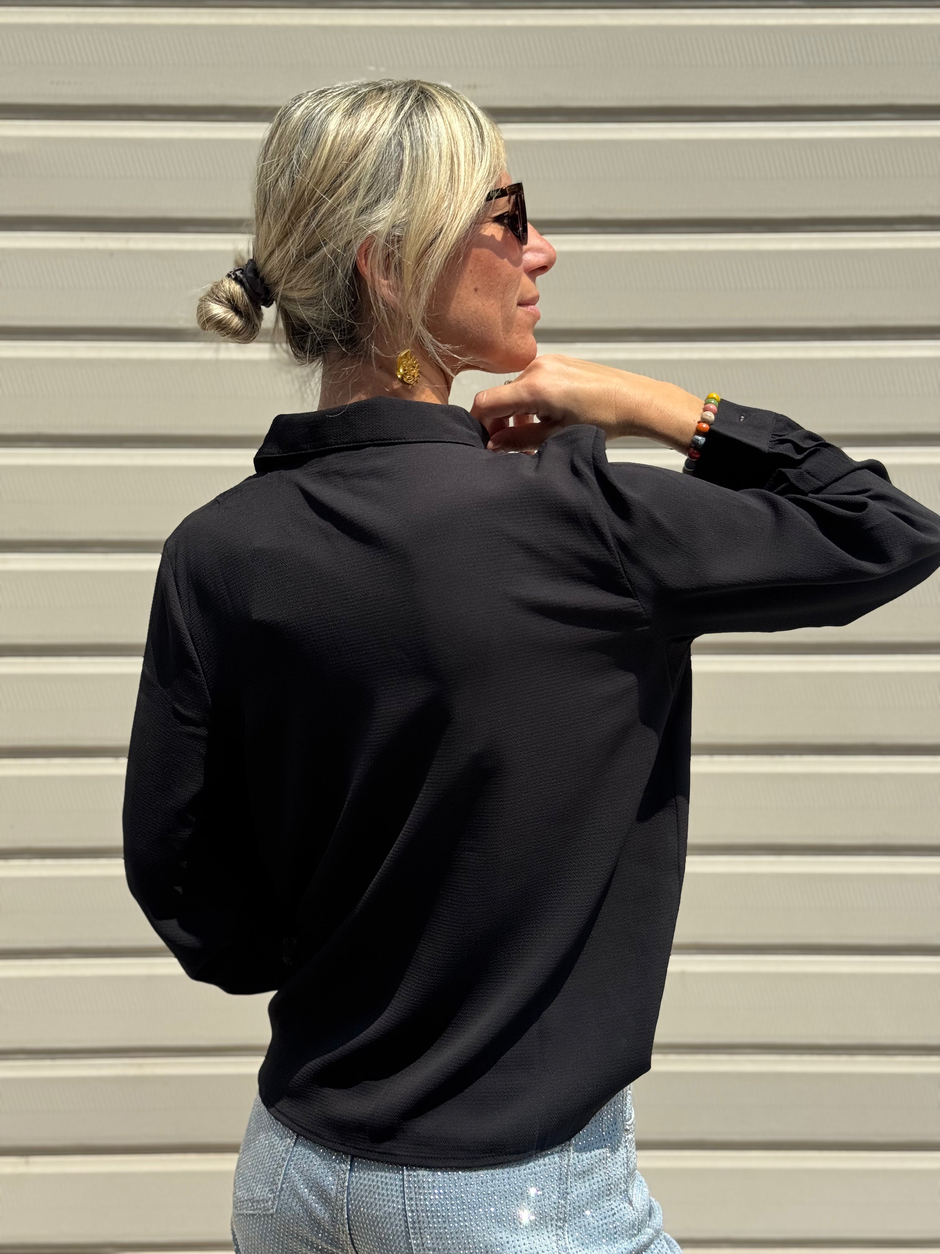 Camicia Colletto Stondato