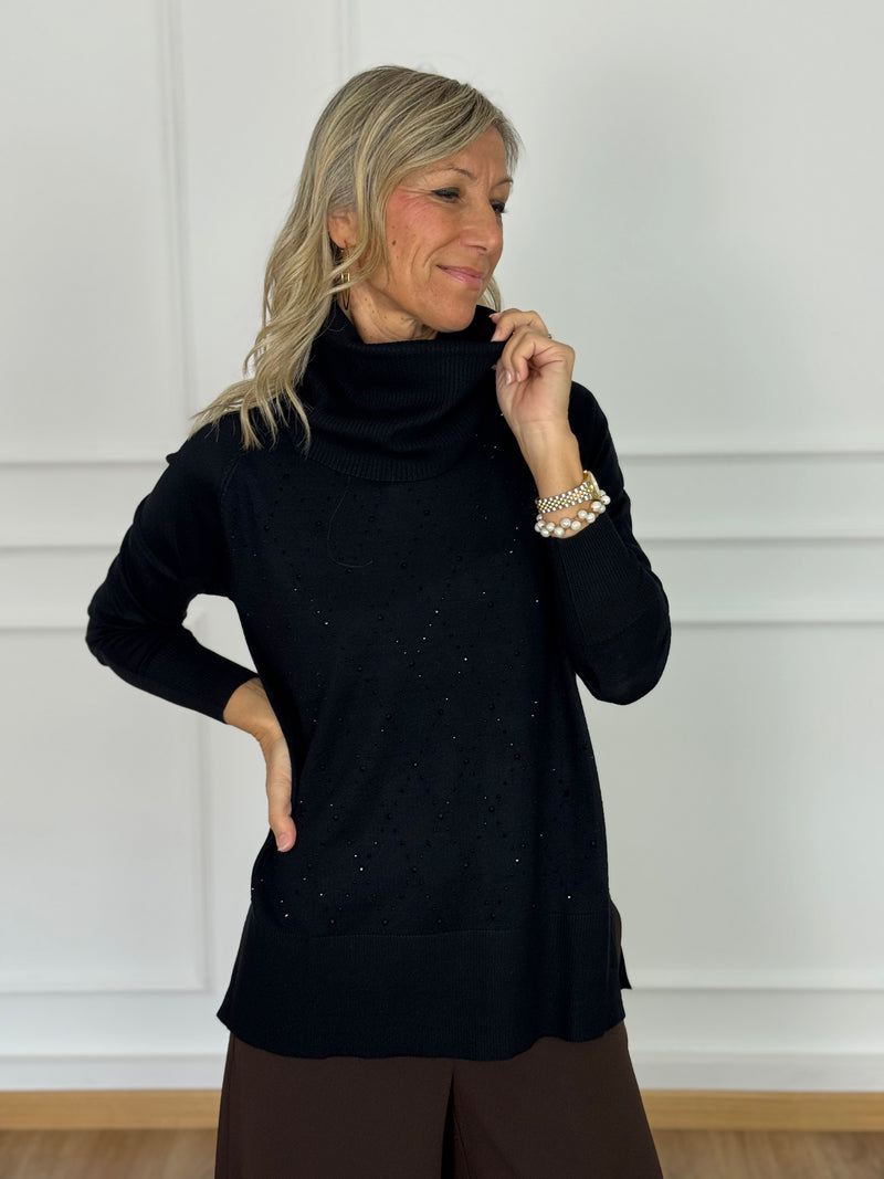 Maxi maglia strass mimì