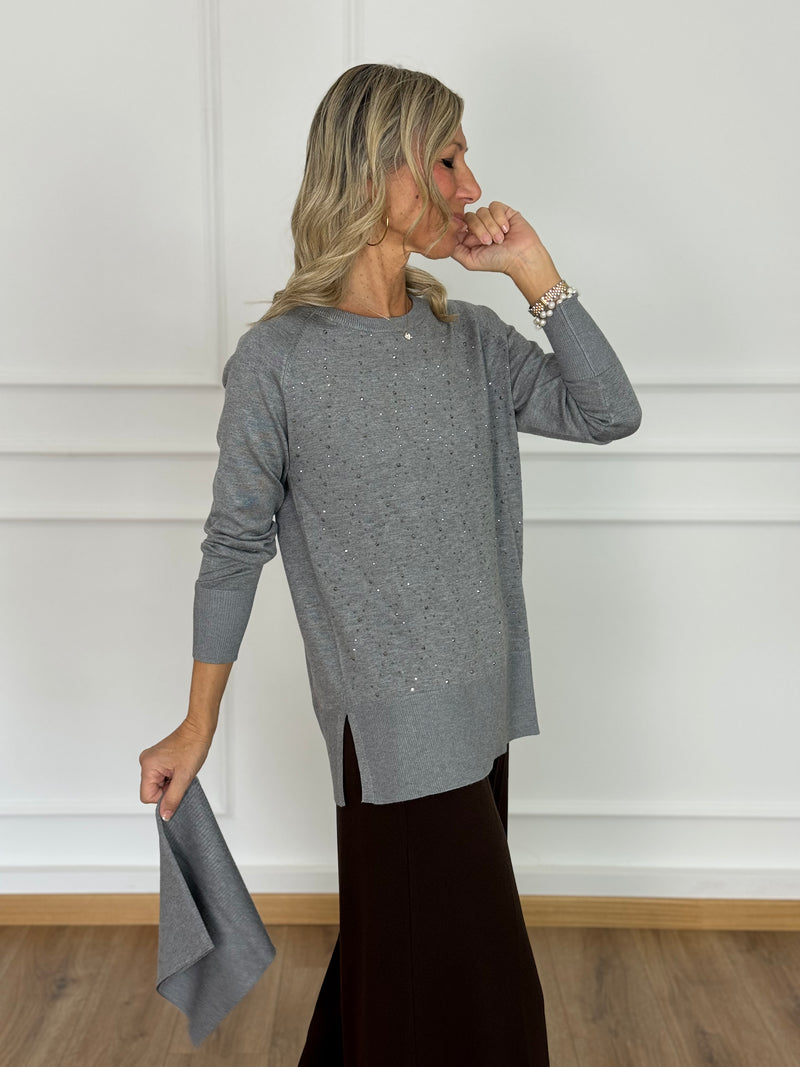 Maxi maglia strass mimì