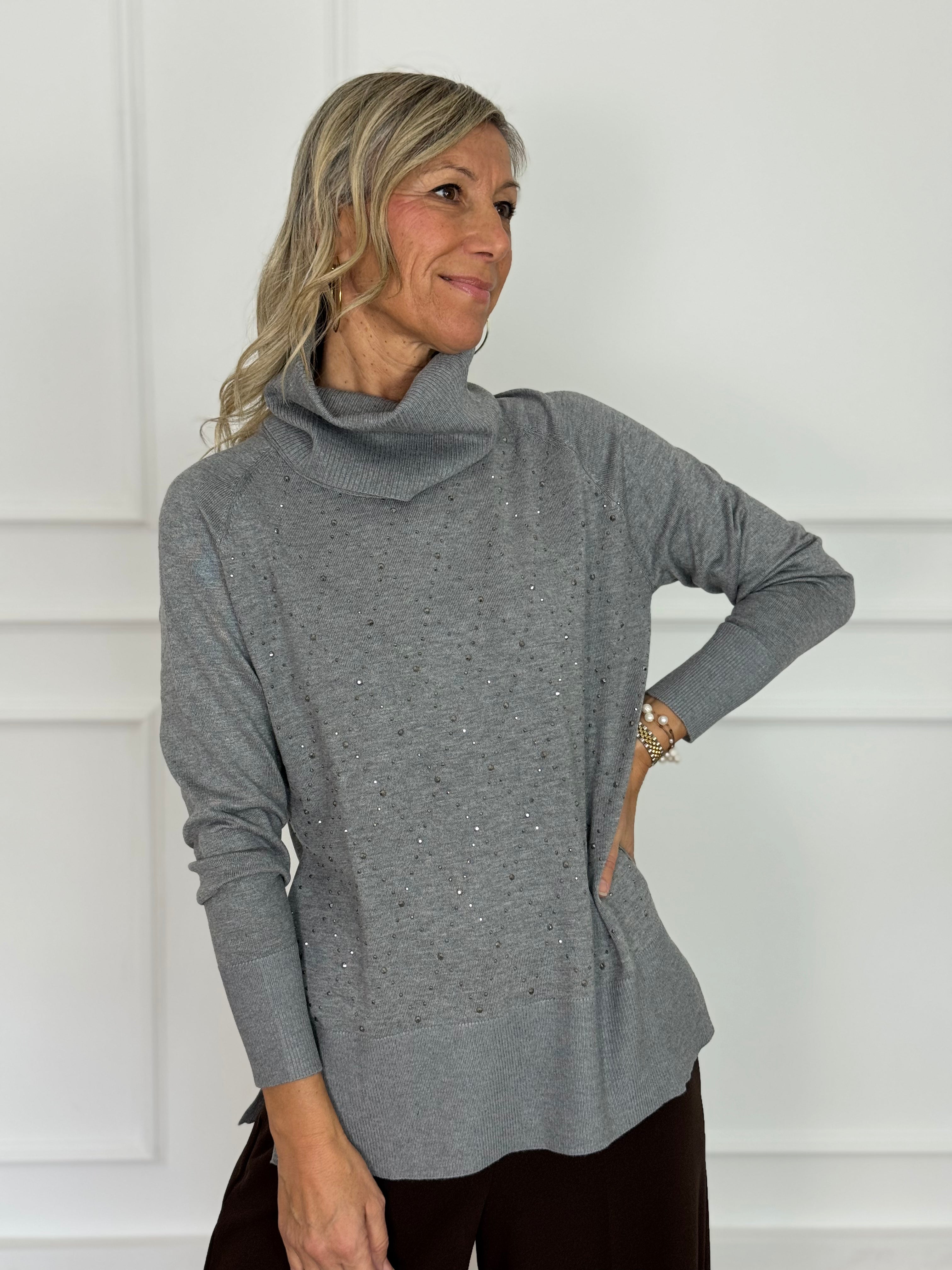 Maxi maglia strass mimì
