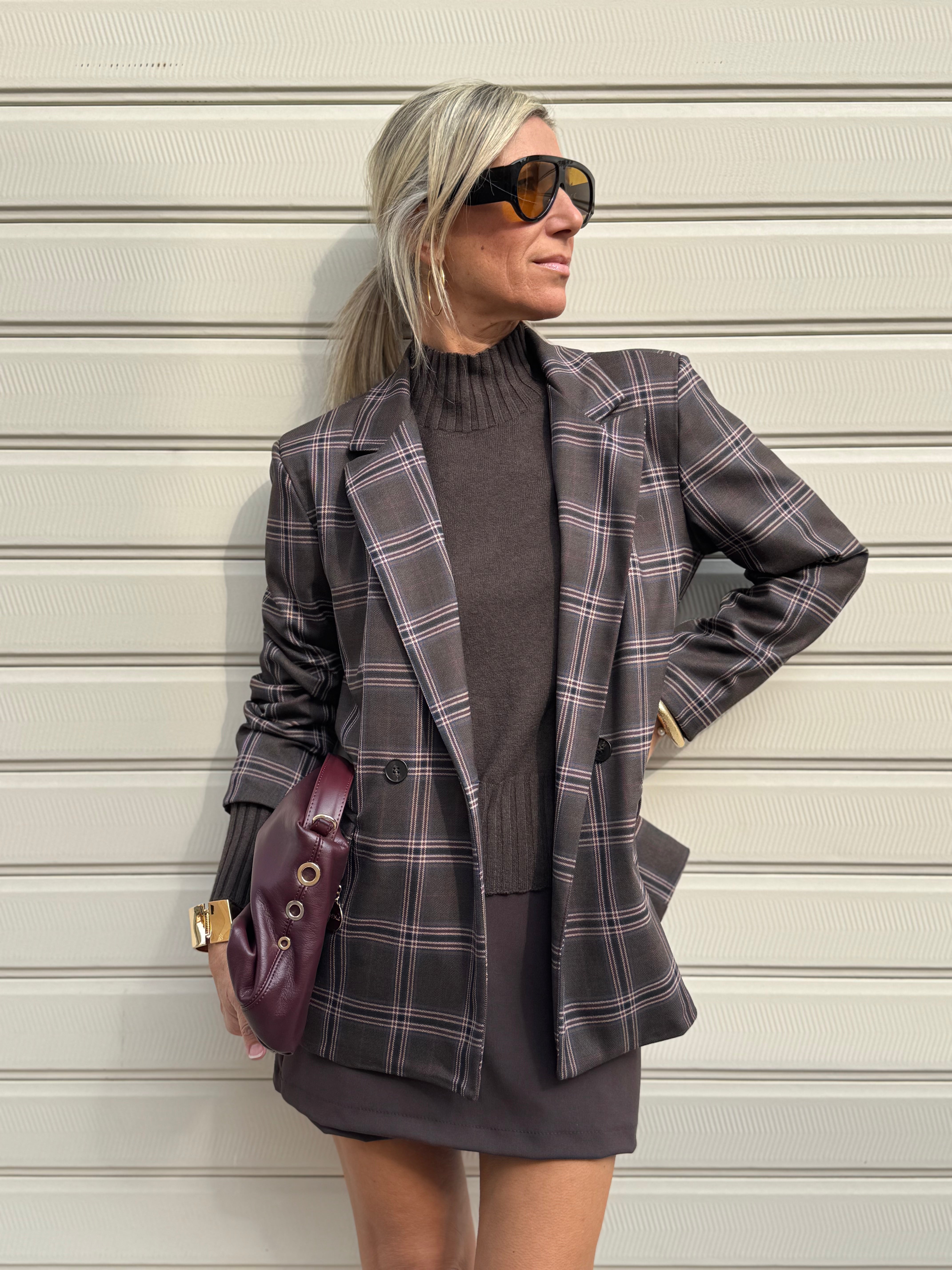 Blazer check adora