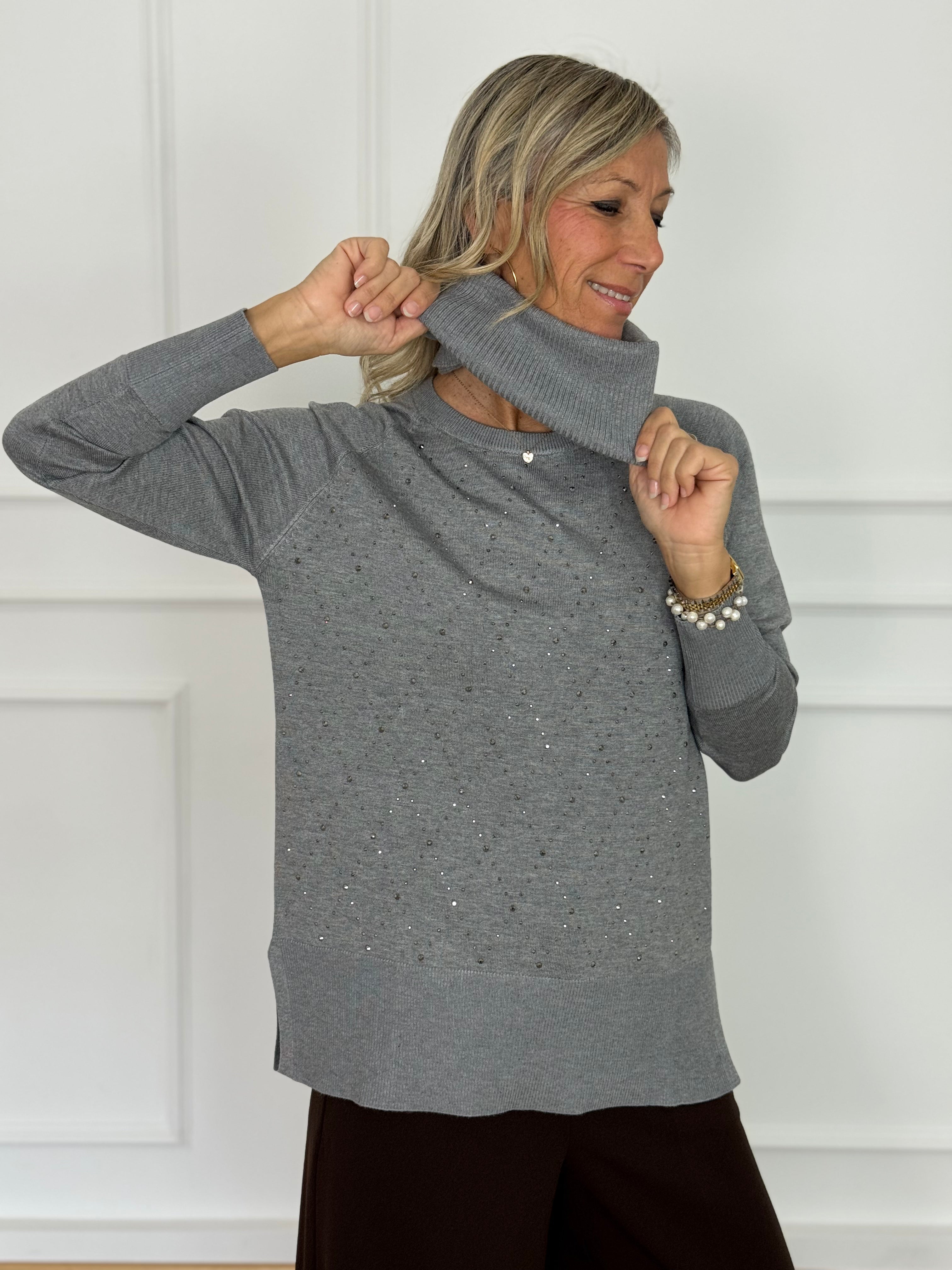 Maxi maglia strass mimì