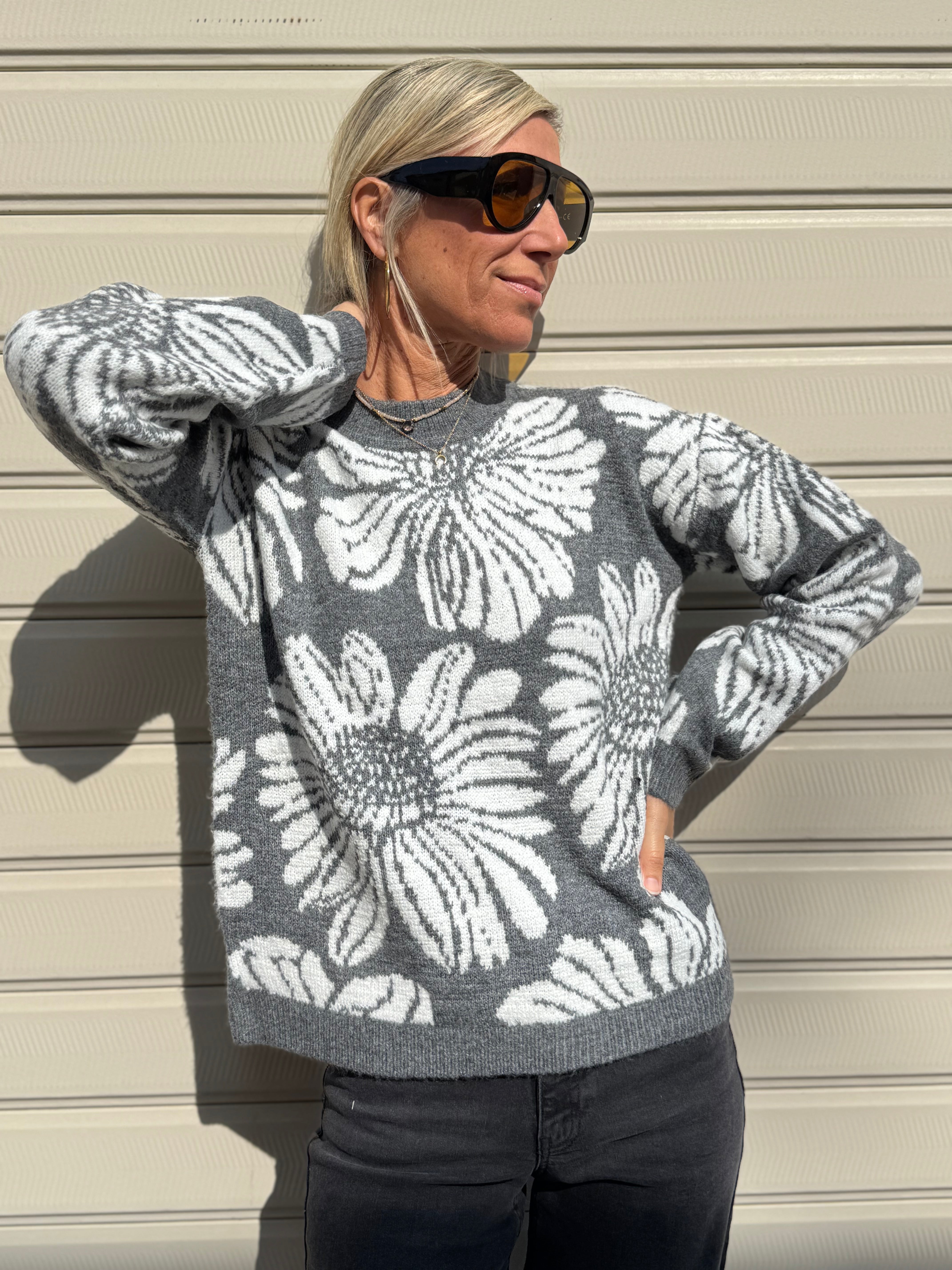 Maglia fiori jdy