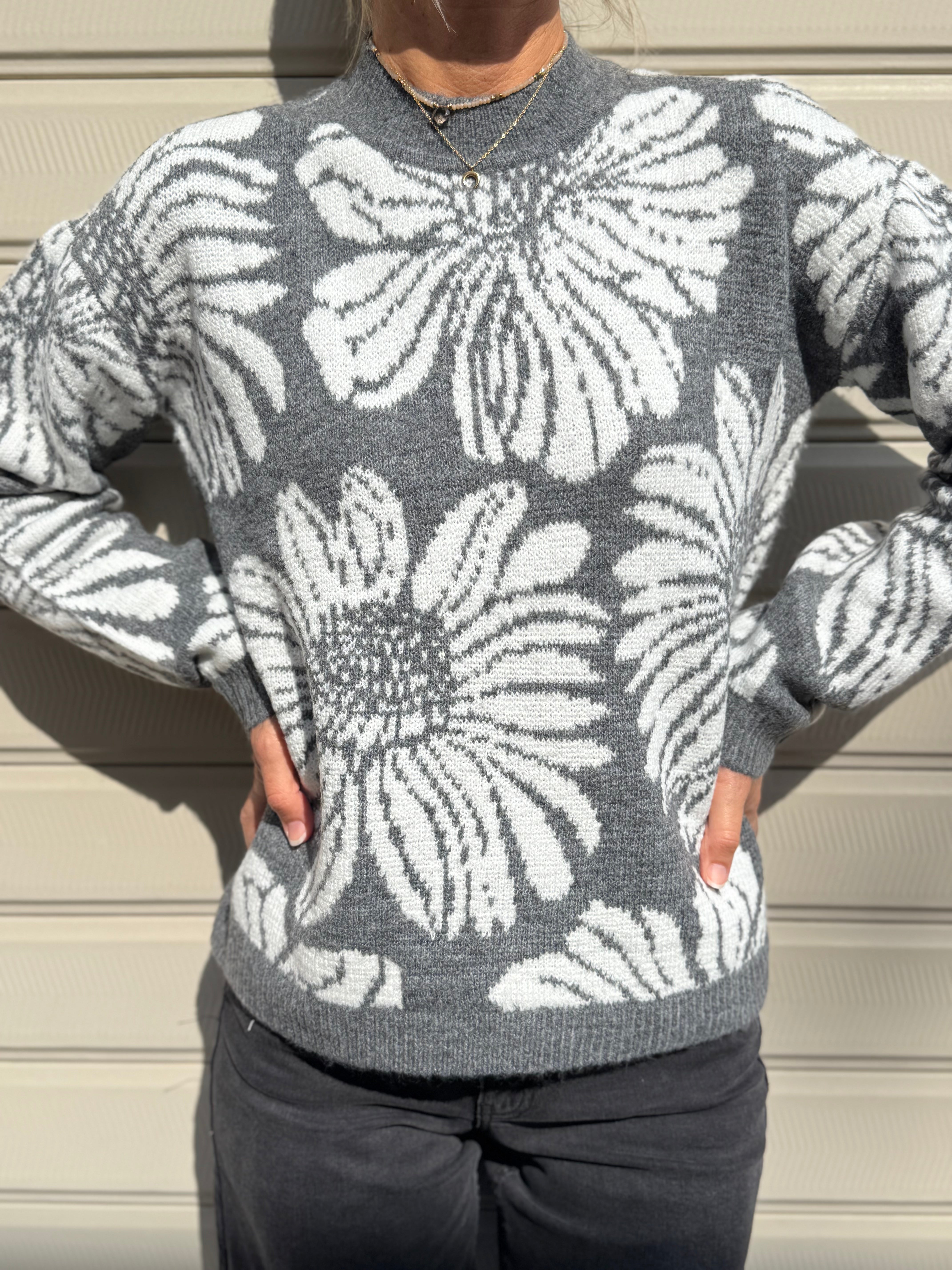 Maglia fiori jdy