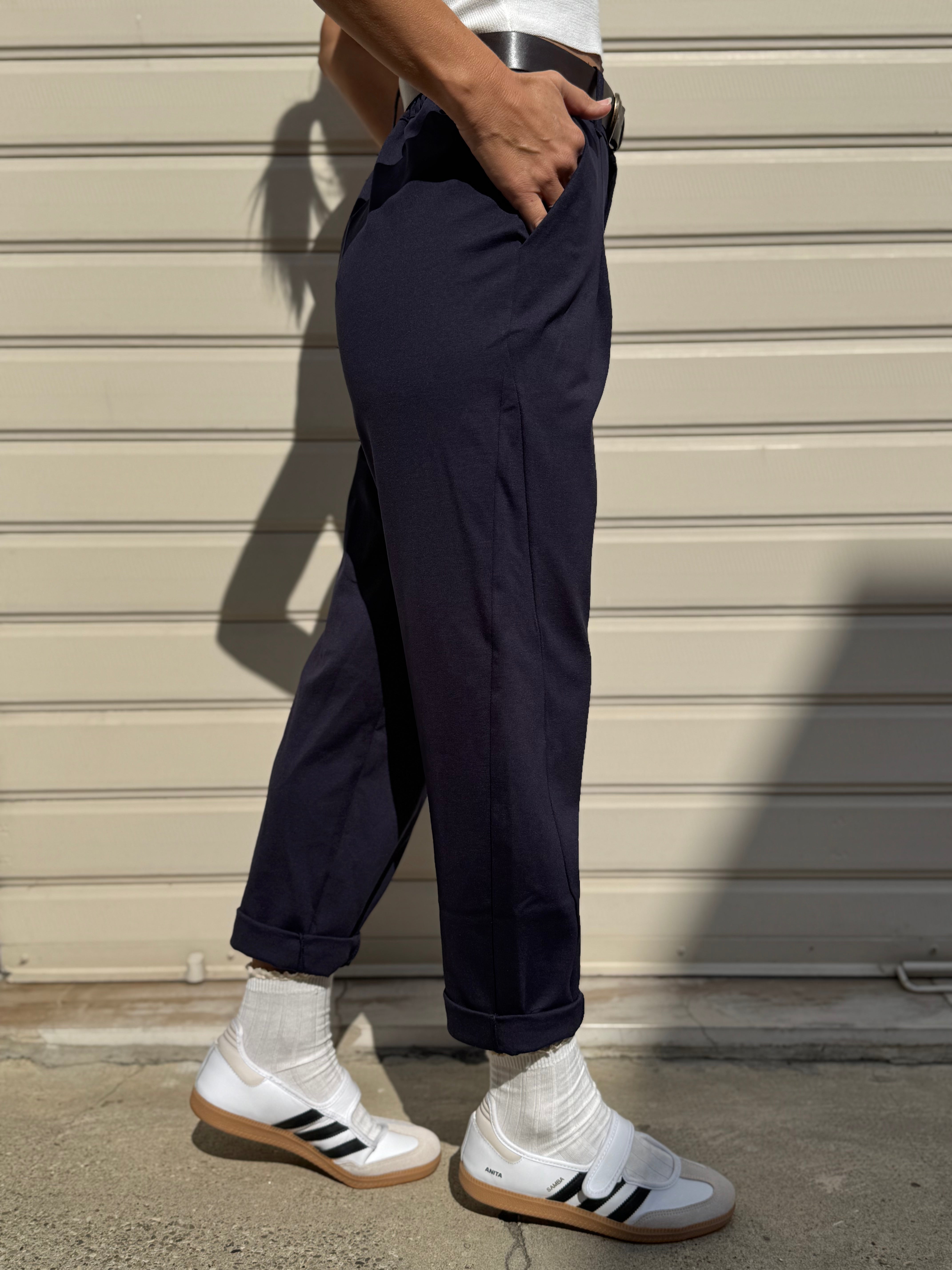 Pantalone baggy punto milano