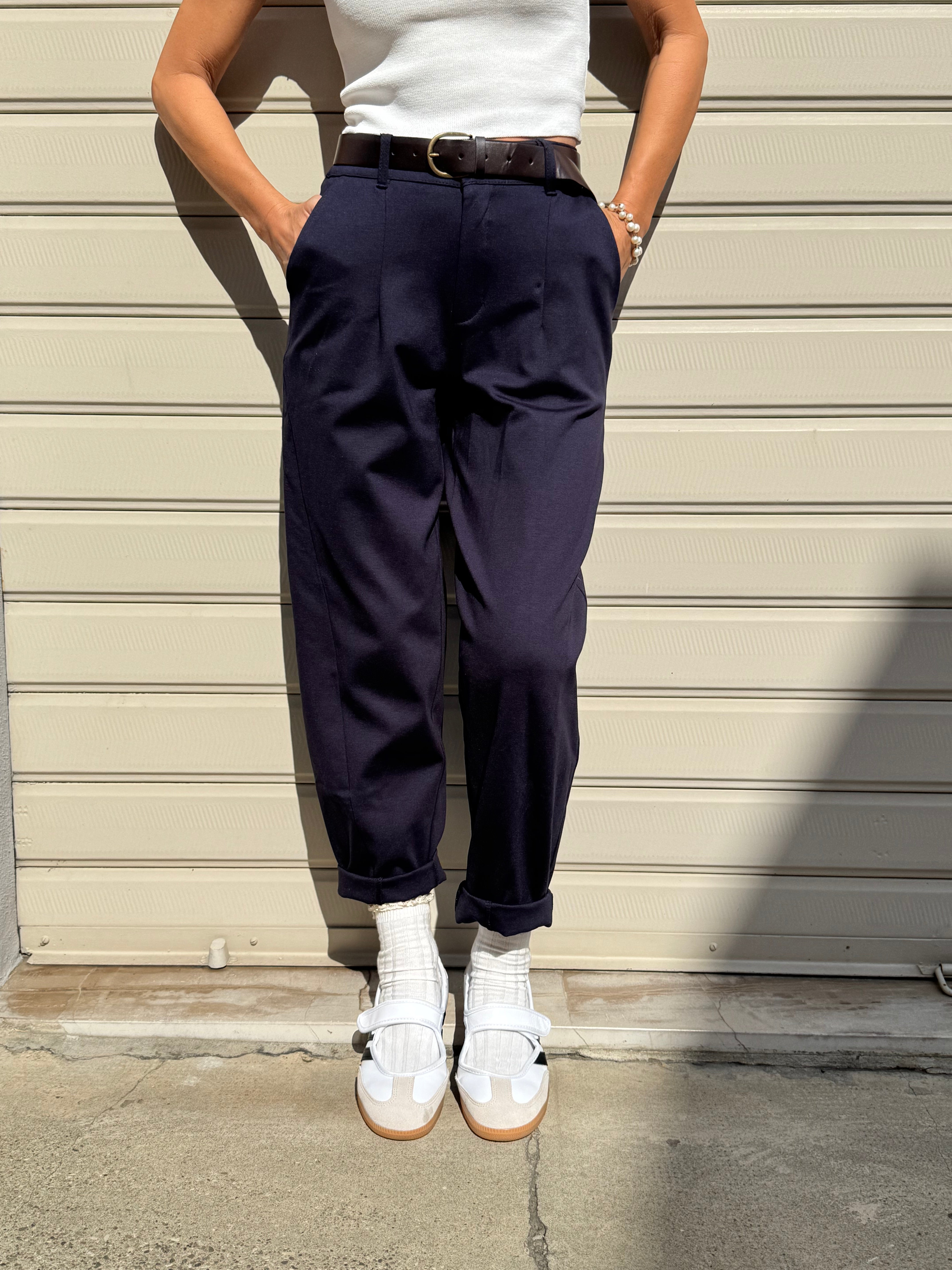 Pantalone baggy punto milano