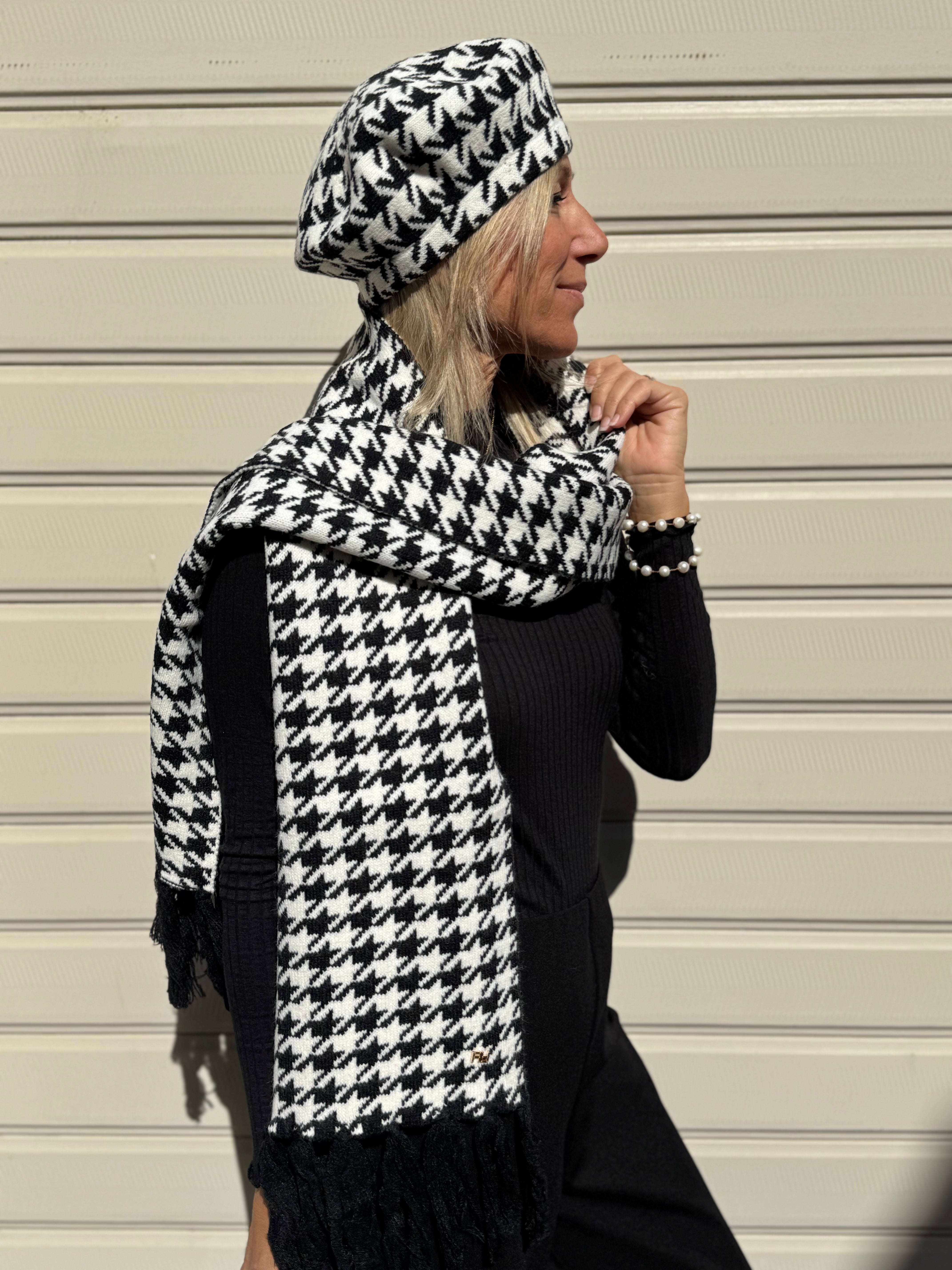 Coordinato pied de poule