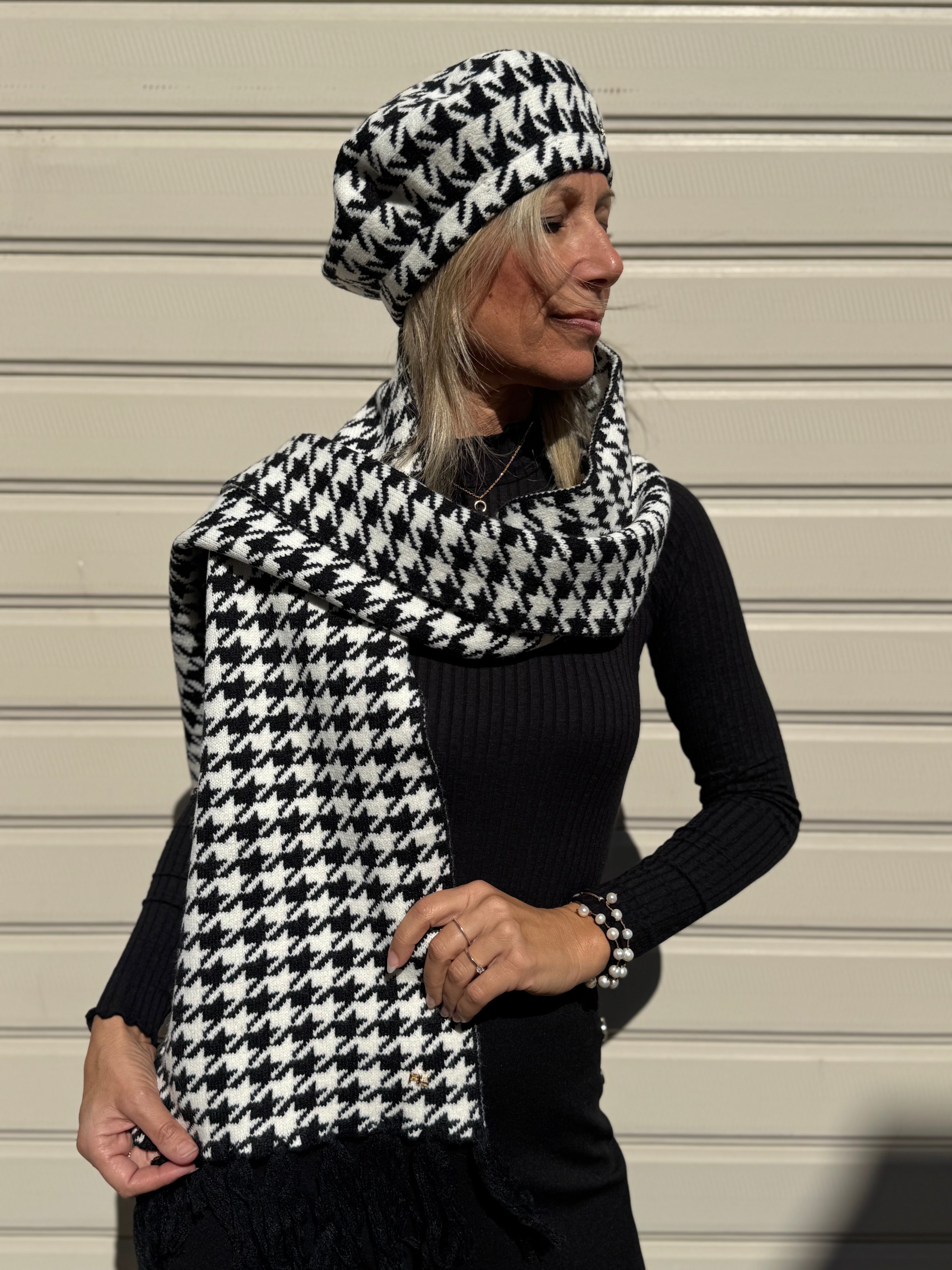 Coordinato pied de poule