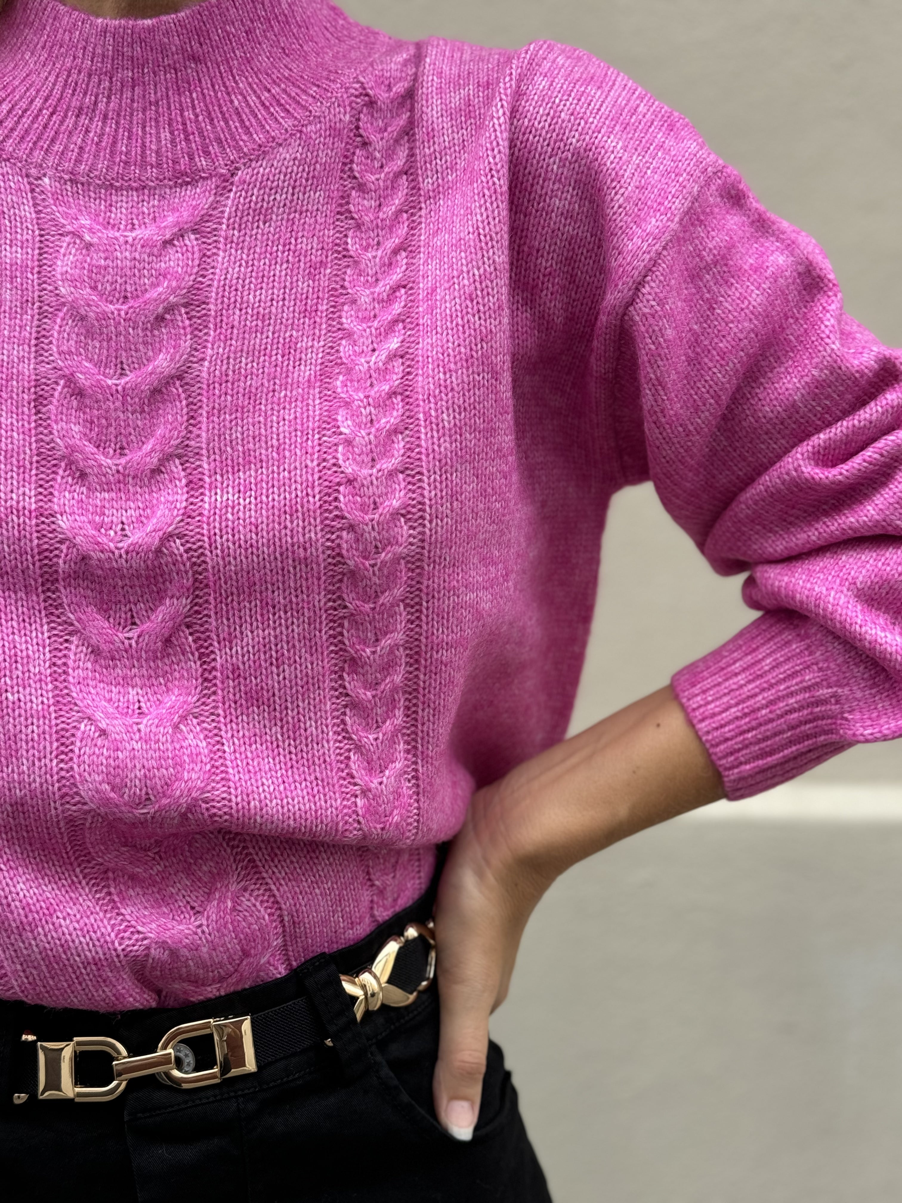 Maglione Trecce