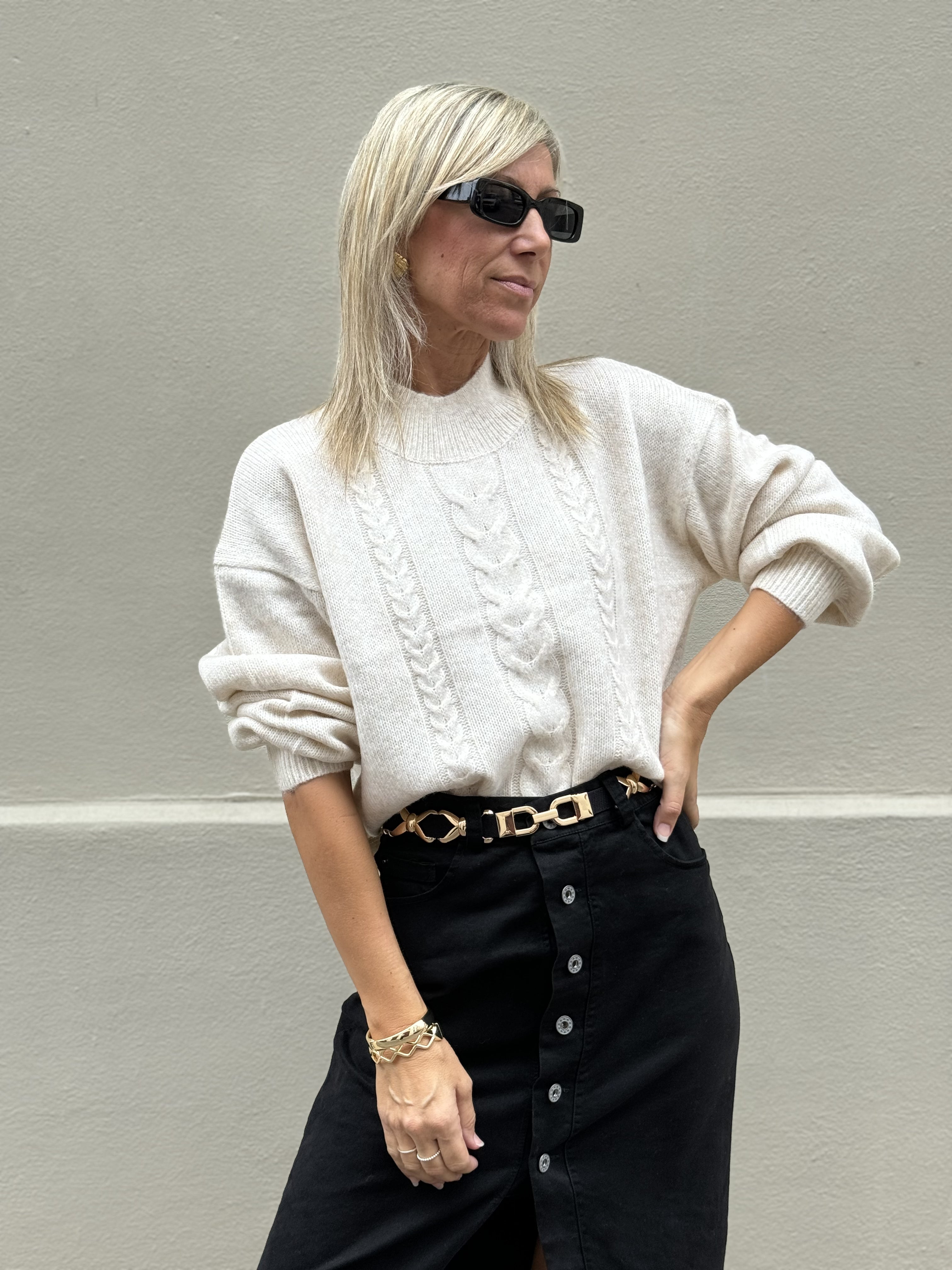 Maglione Trecce