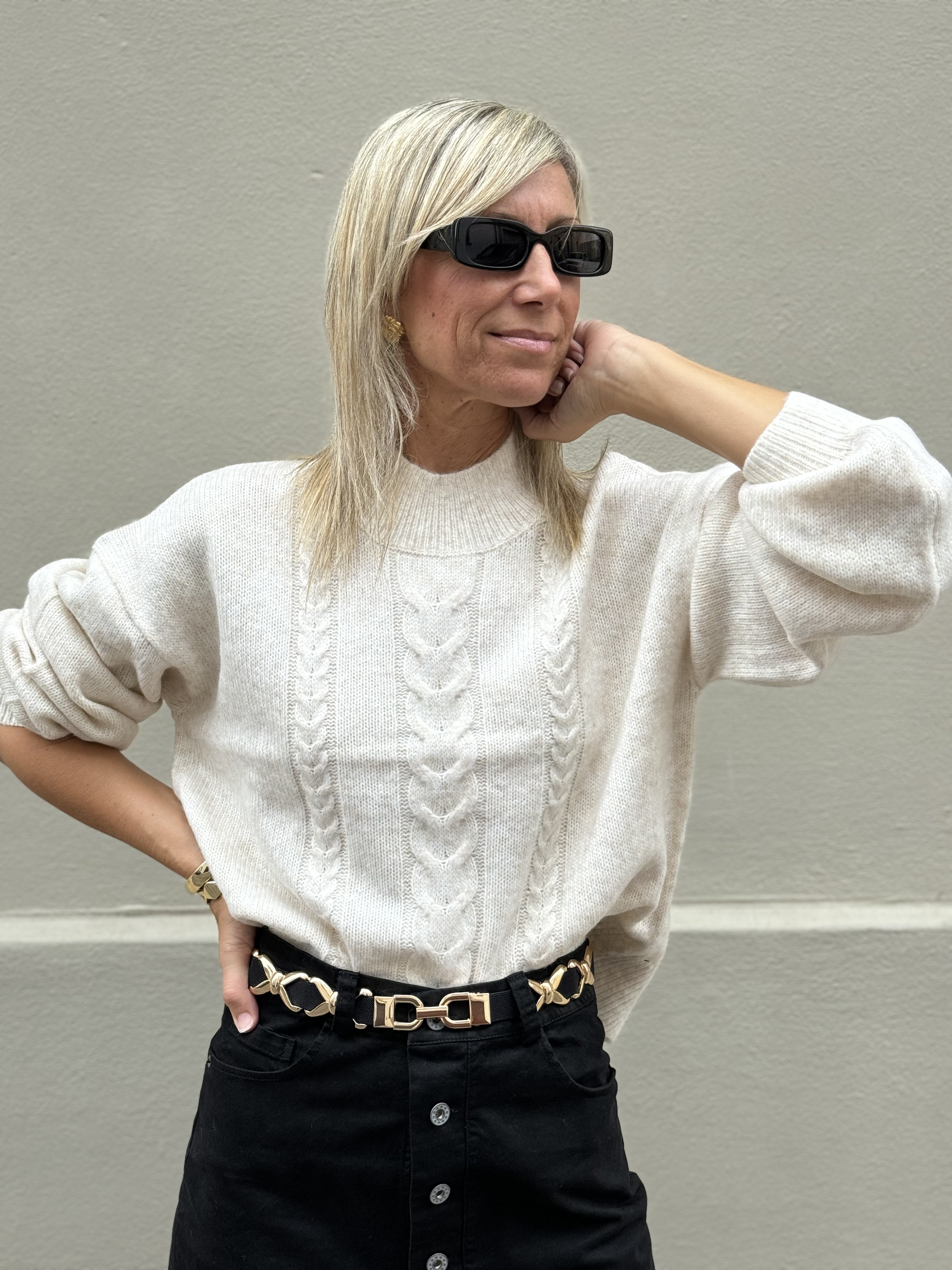 Maglione Trecce