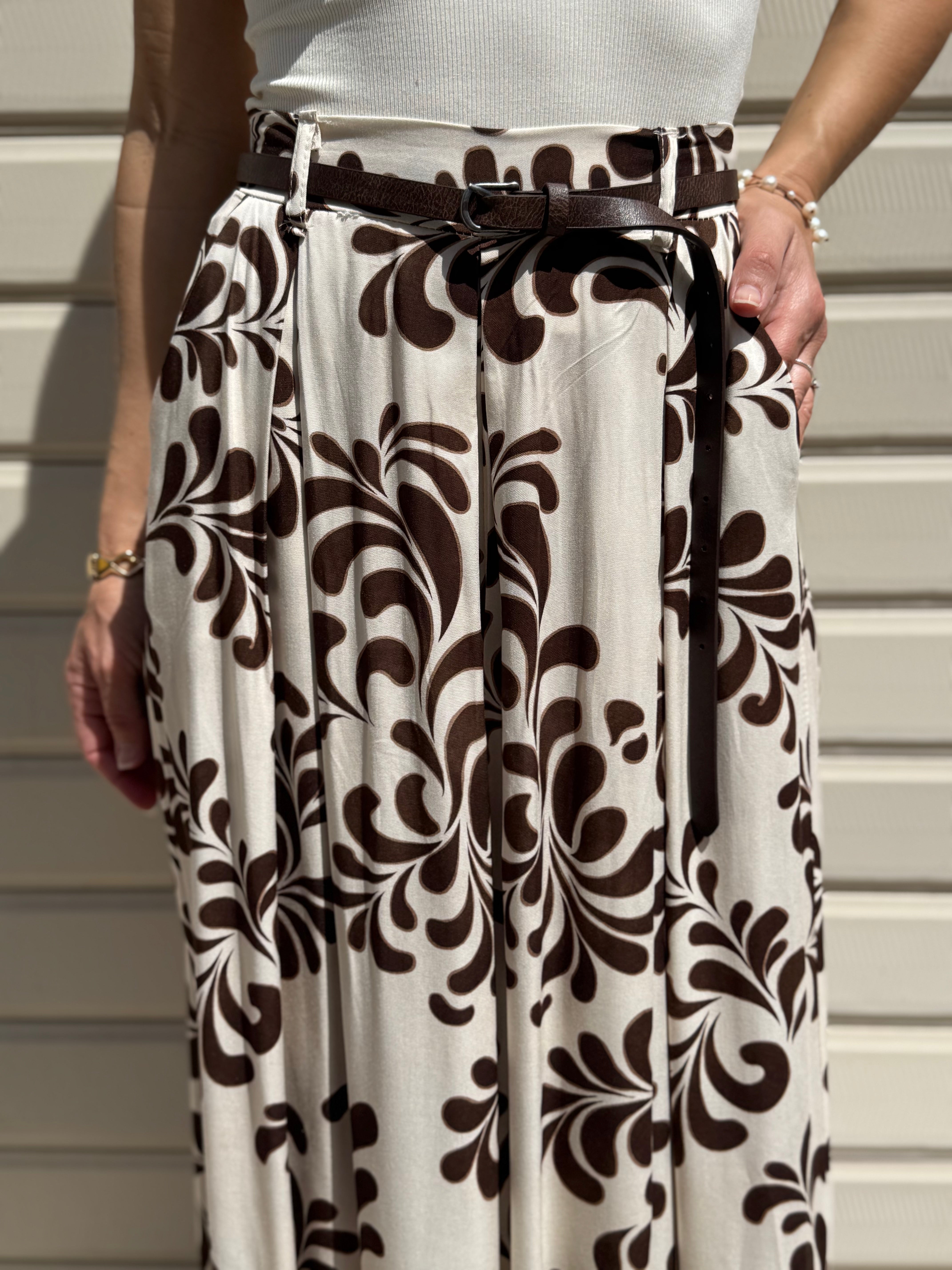 Gonna pantalone cinturina adora