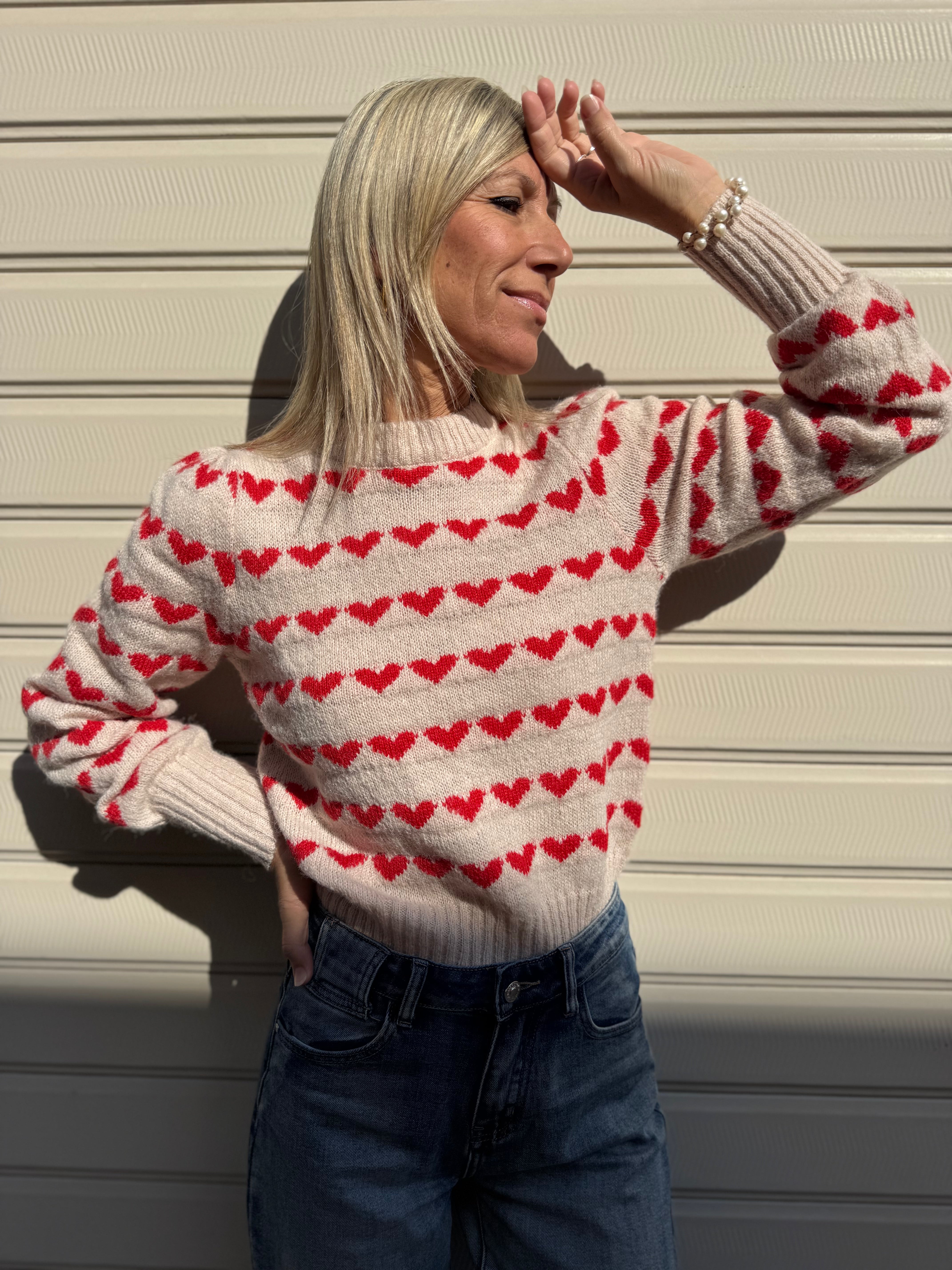 Maglione cuoricini jdy ♥️♥️♥️