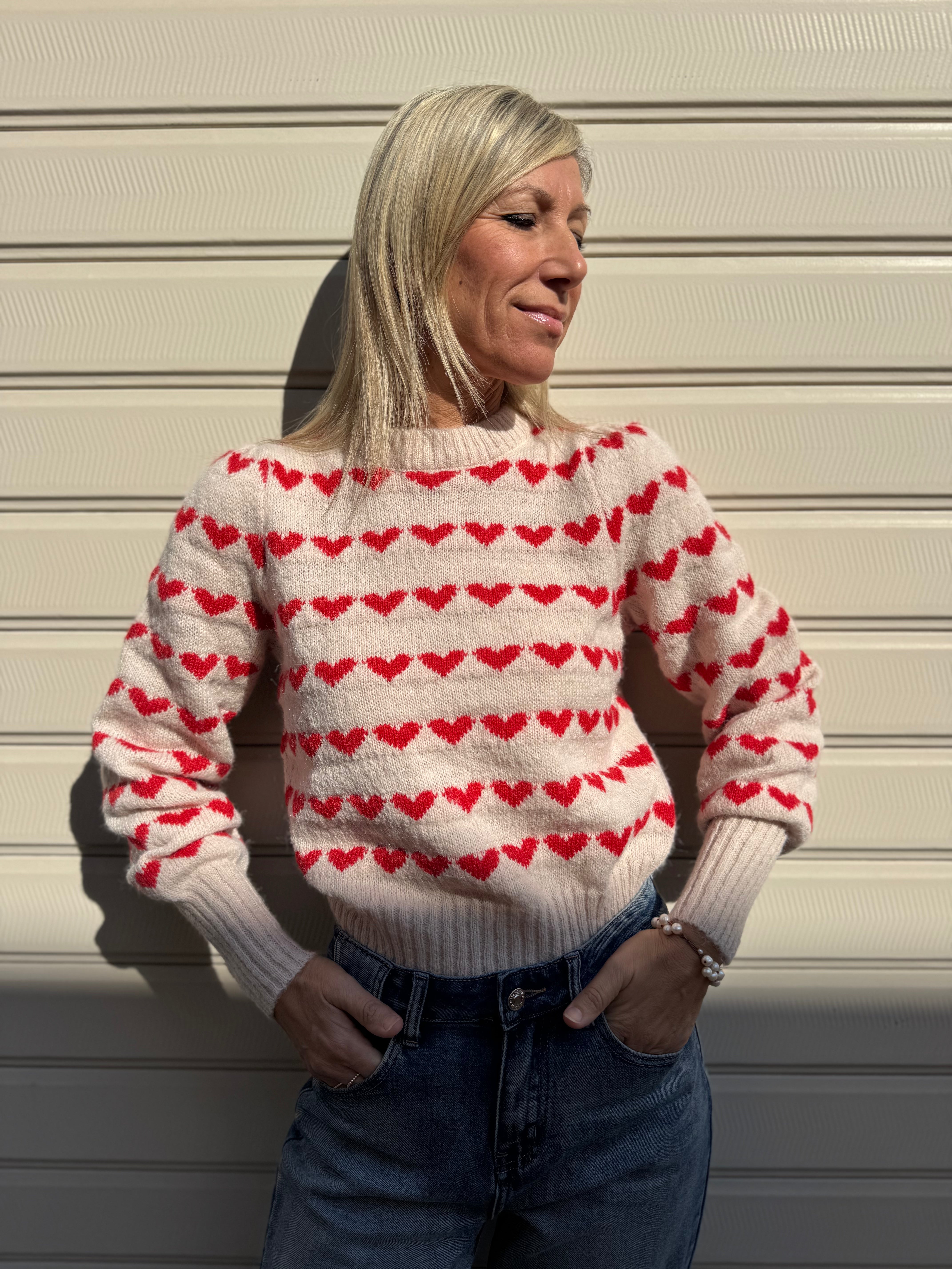Maglione cuoricini jdy ♥️♥️♥️