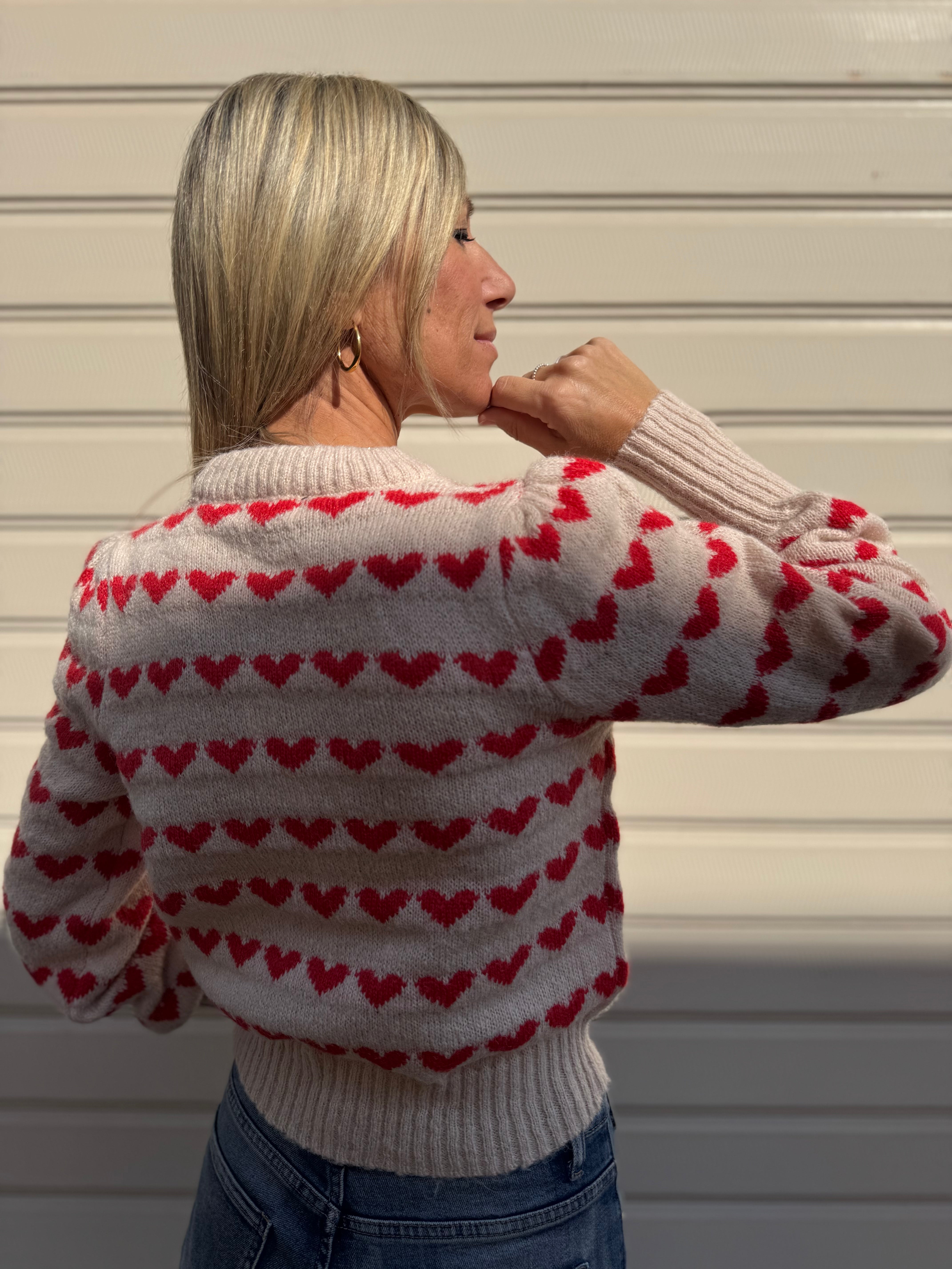Maglione cuoricini jdy ♥️♥️♥️