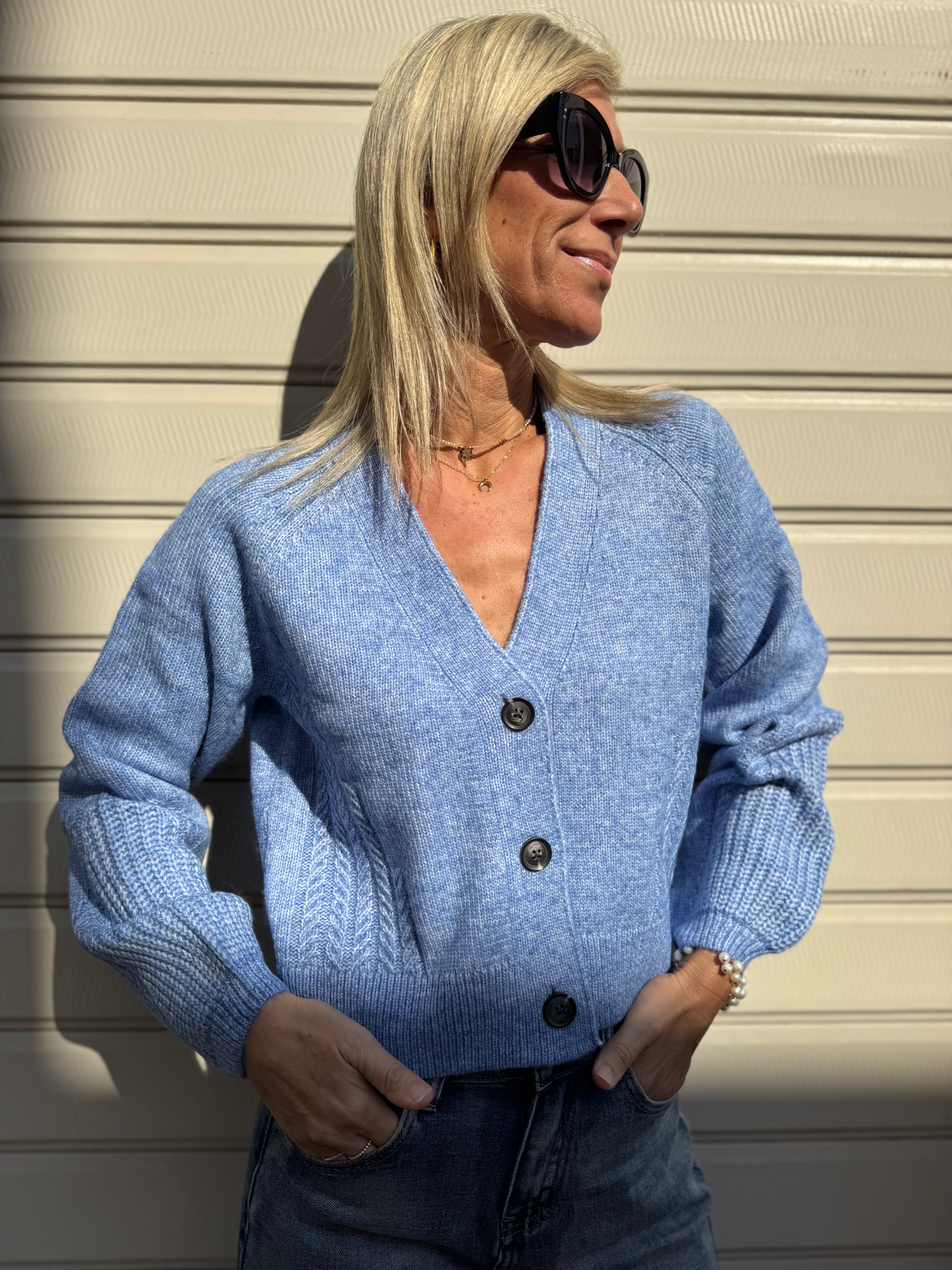 Cardigan treccia jdy
