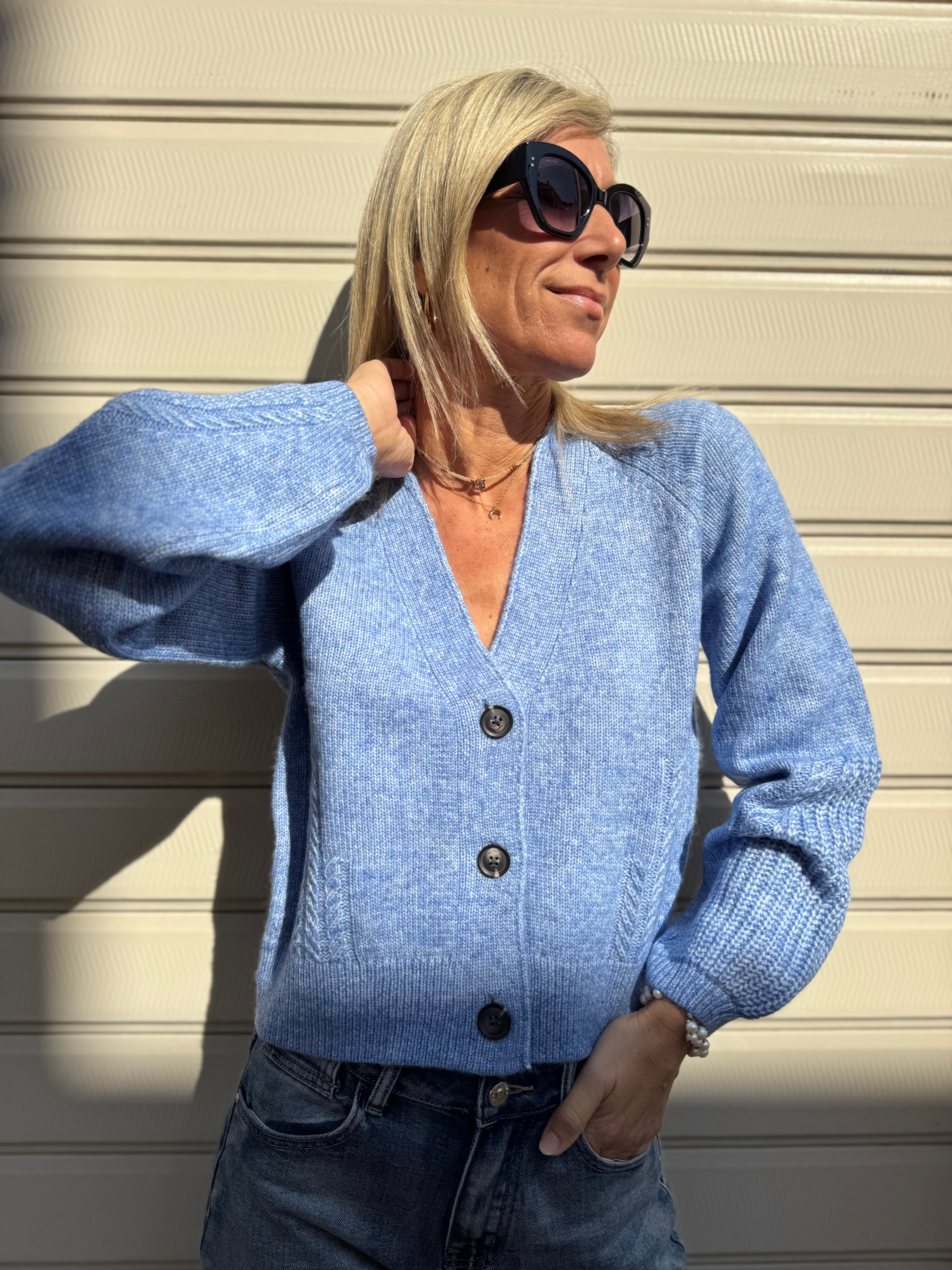 Cardigan treccia jdy