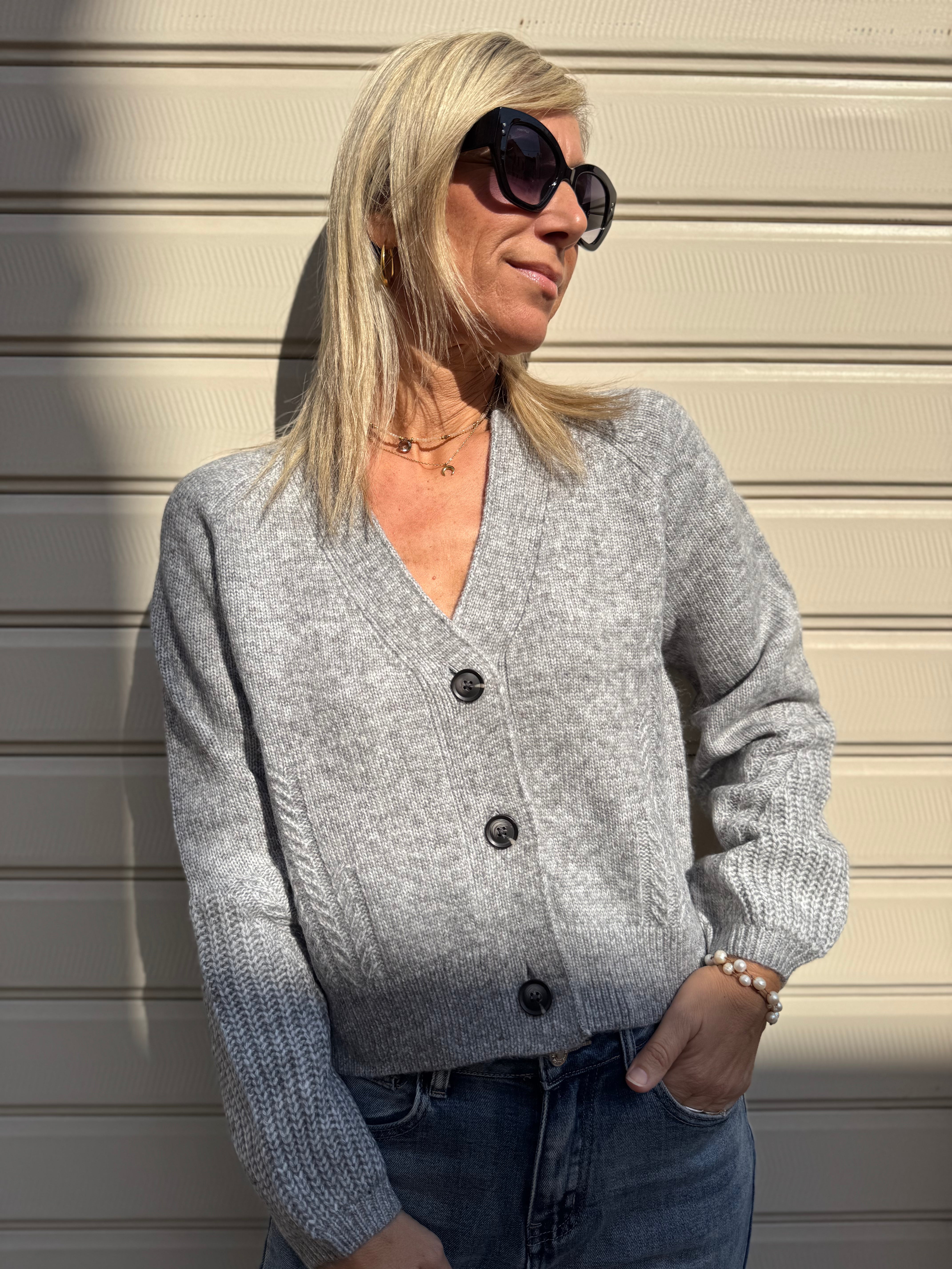 Cardigan treccia jdy