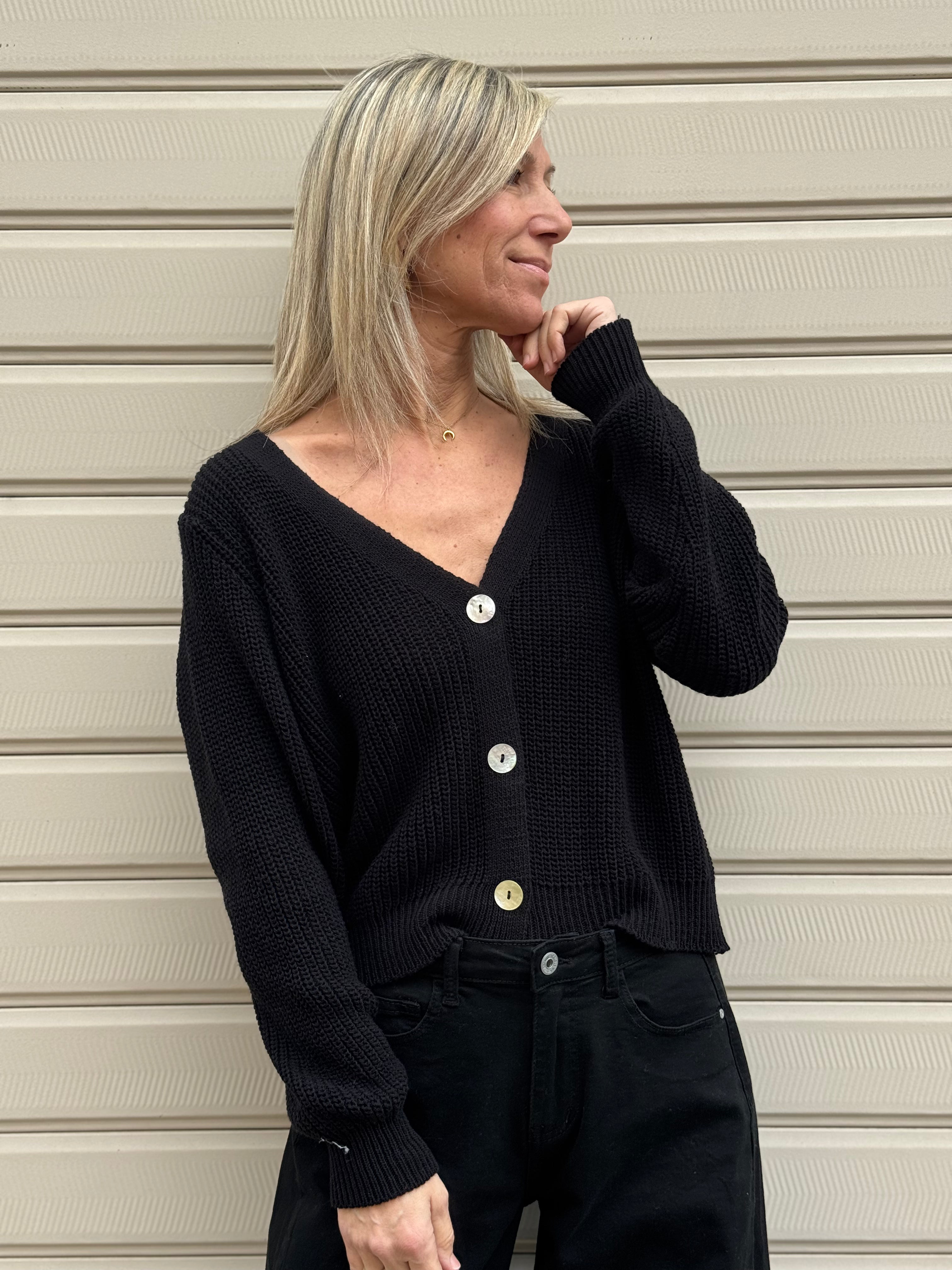 Cardigan punto pannocchia adora