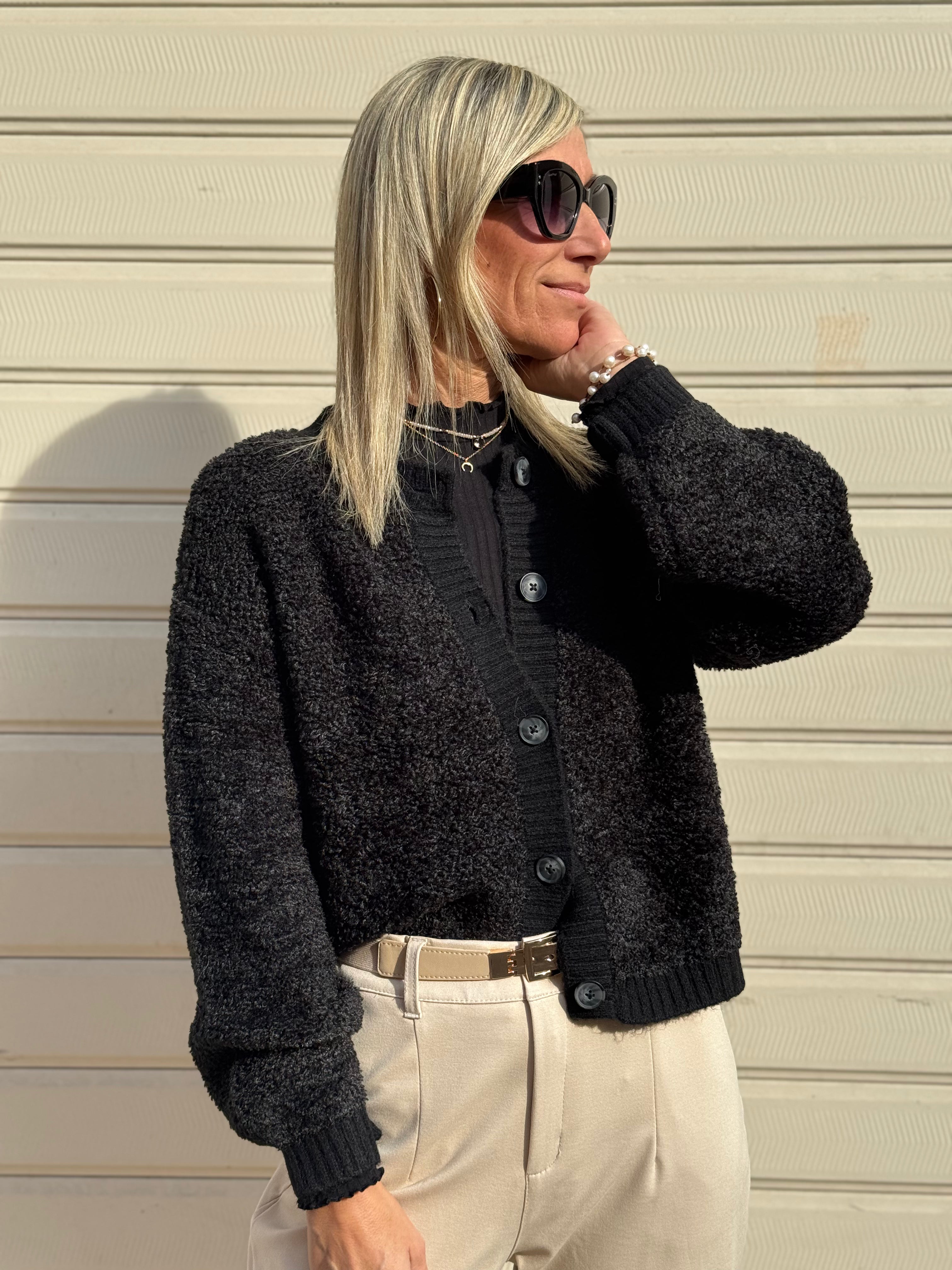 Cardigan bouclè jdy