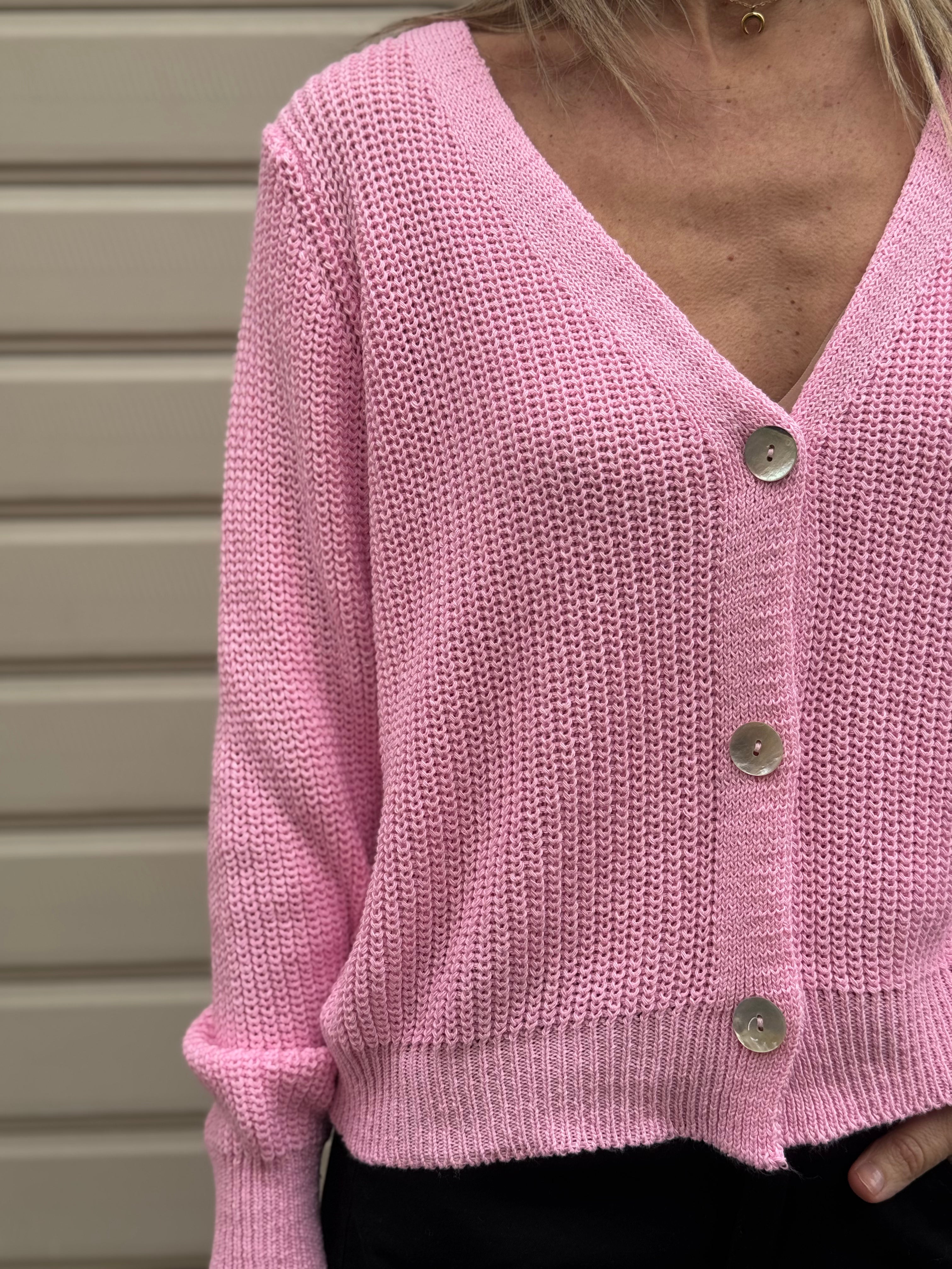 Cardigan punto pannocchia adora