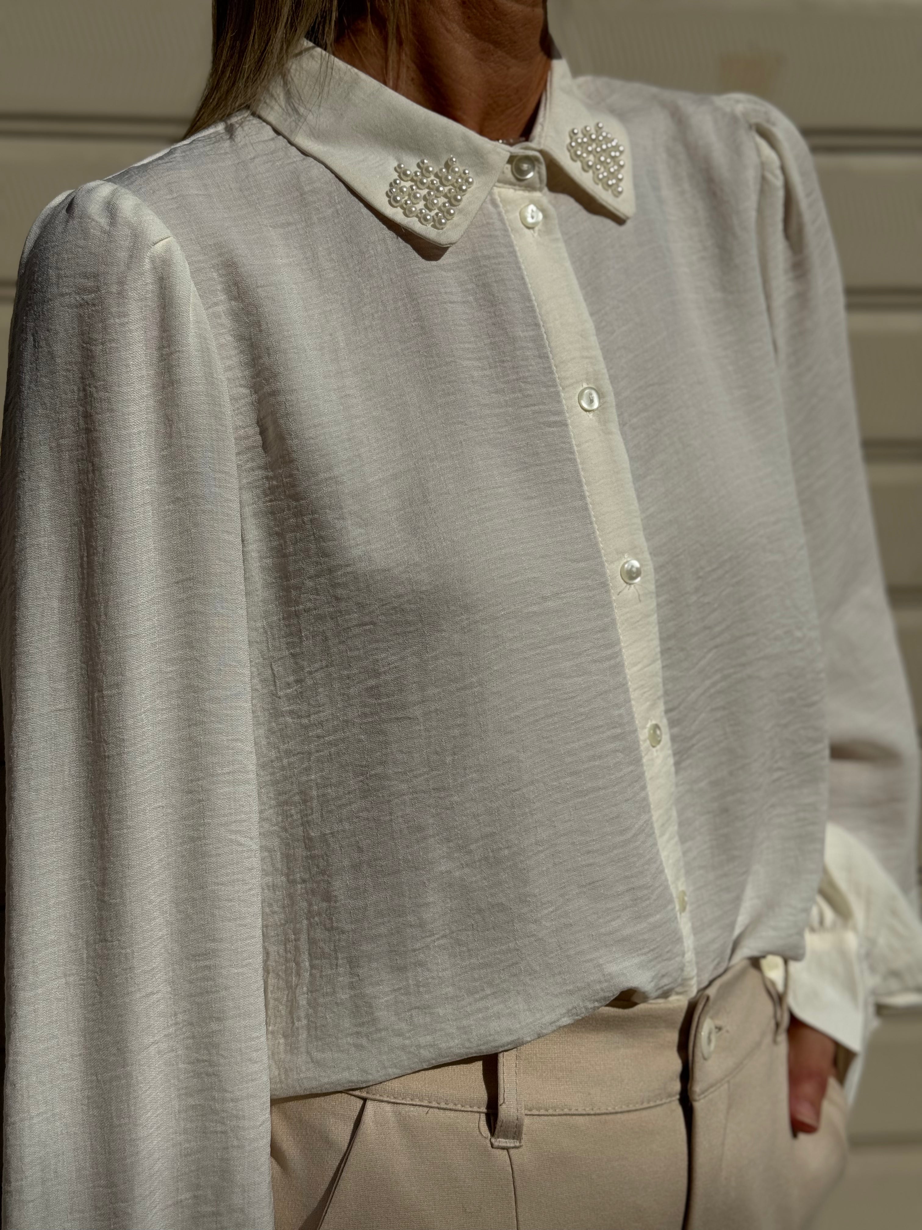 Camicia colletto perle jdy