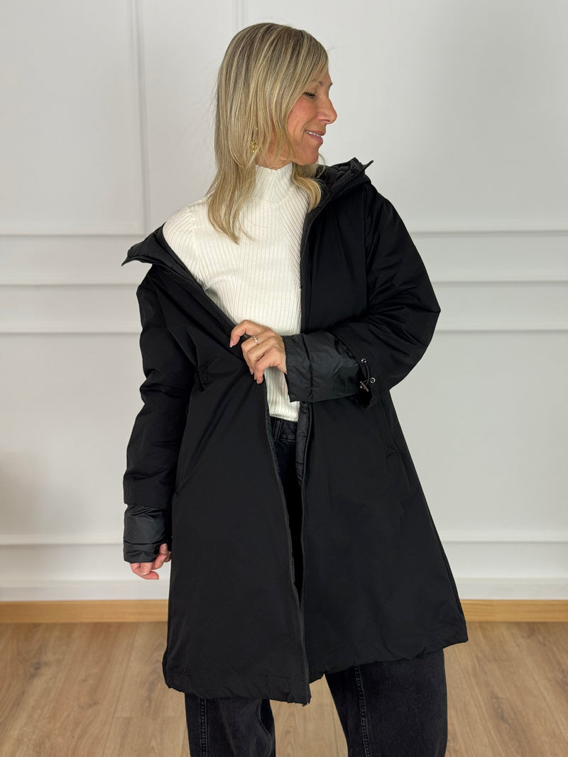 Parka double-face mimì