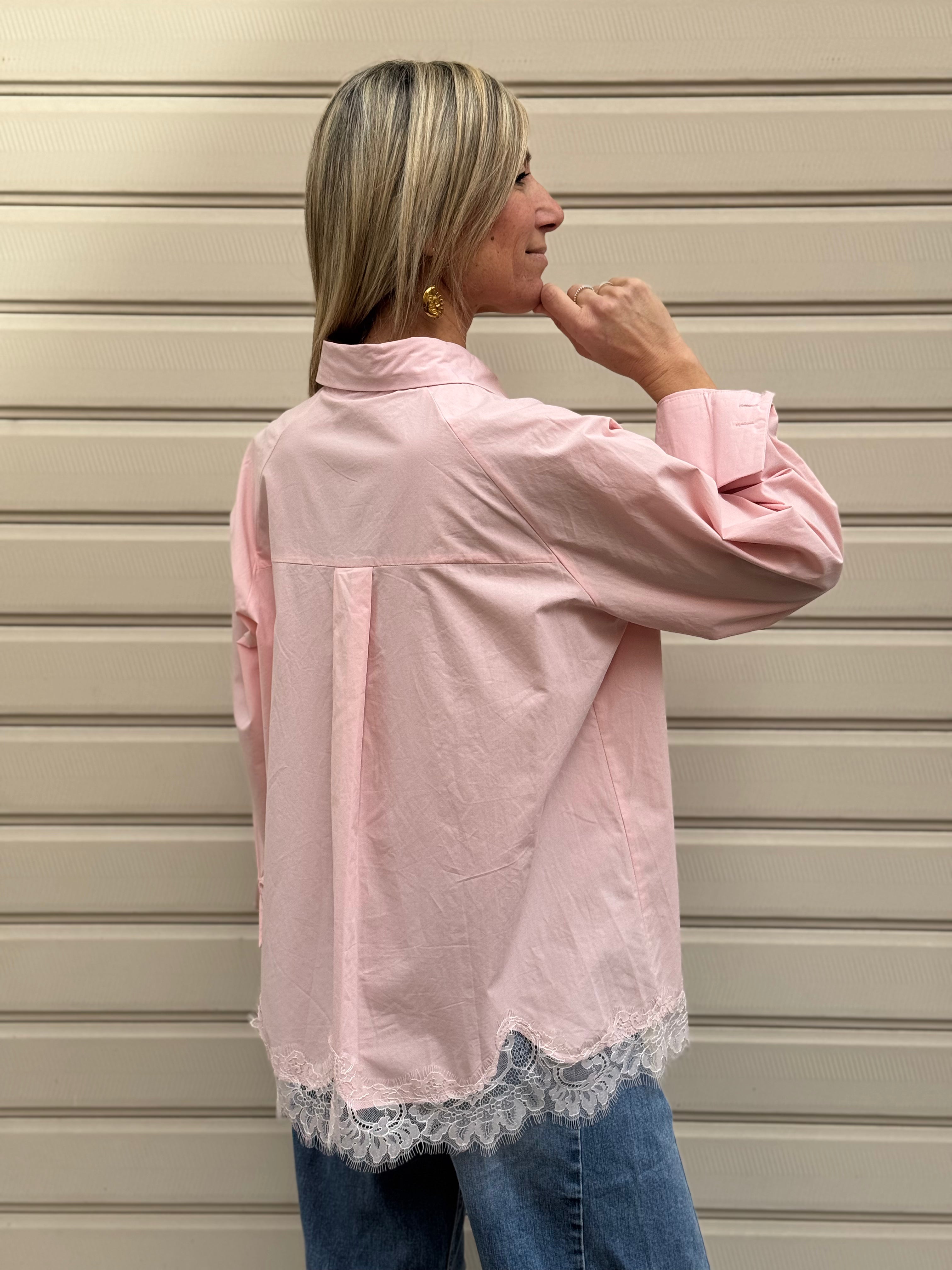 Camicia fondo pizzo adora