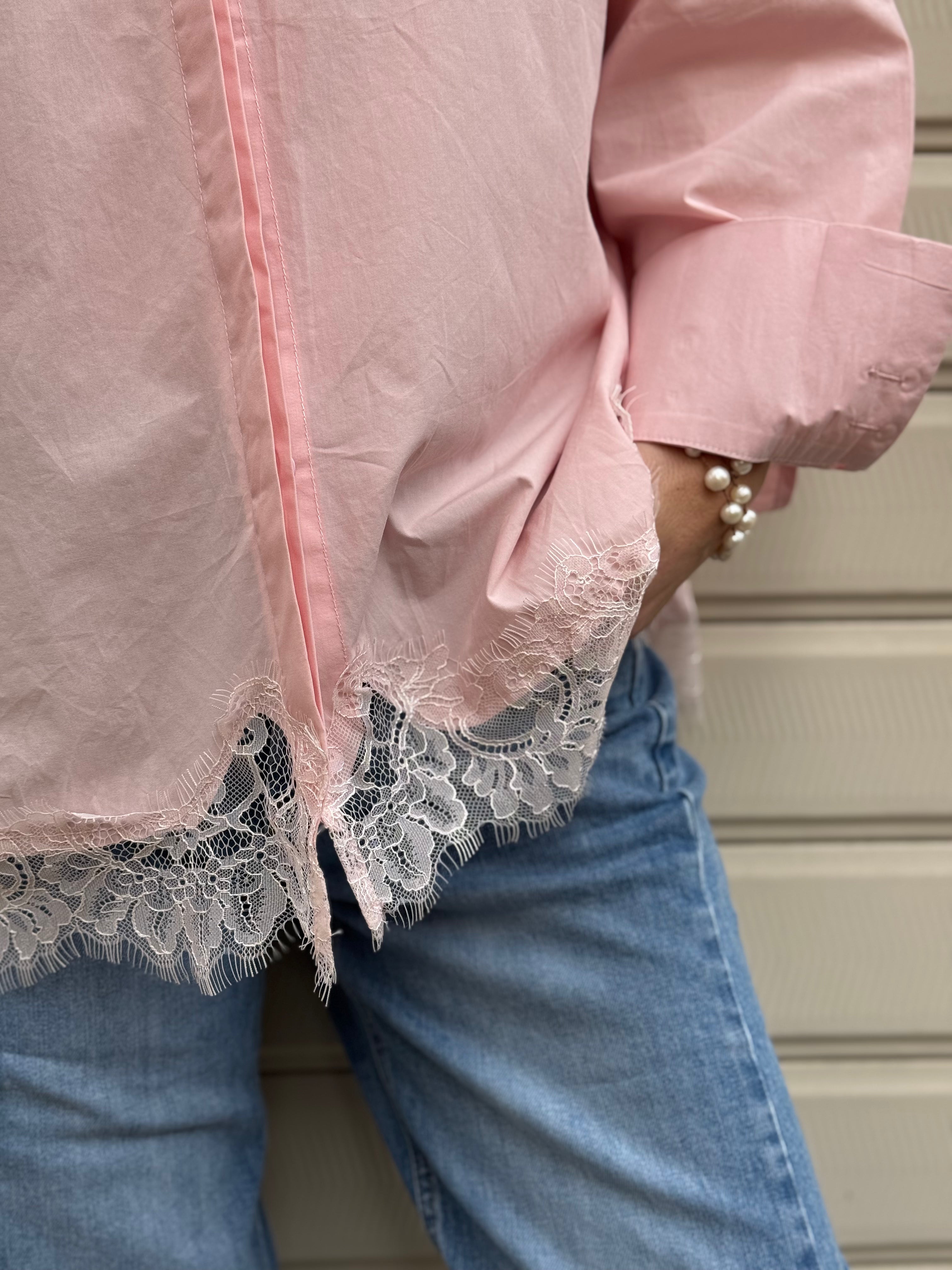 Camicia fondo pizzo adora