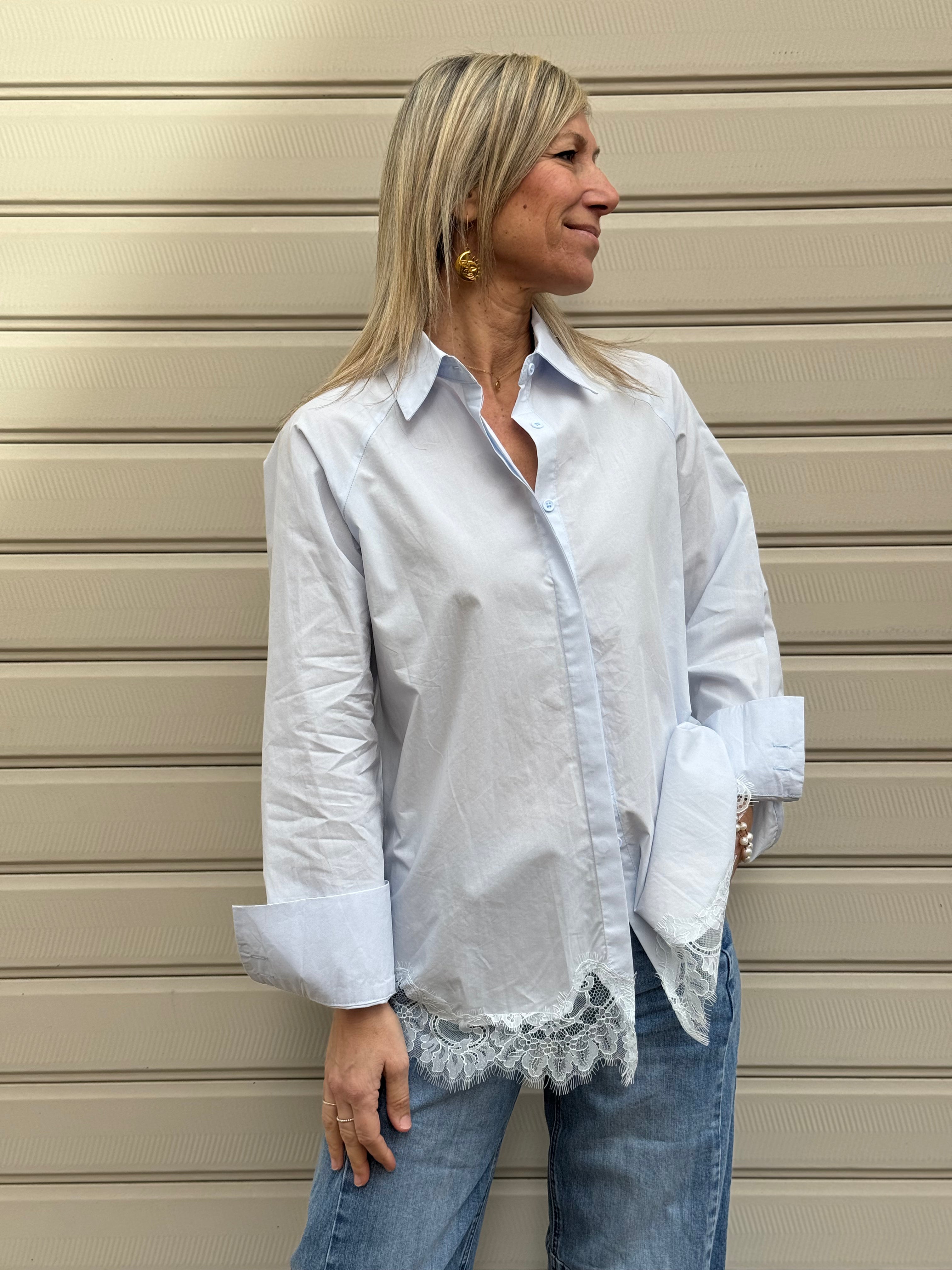 Camicia fondo pizzo adora